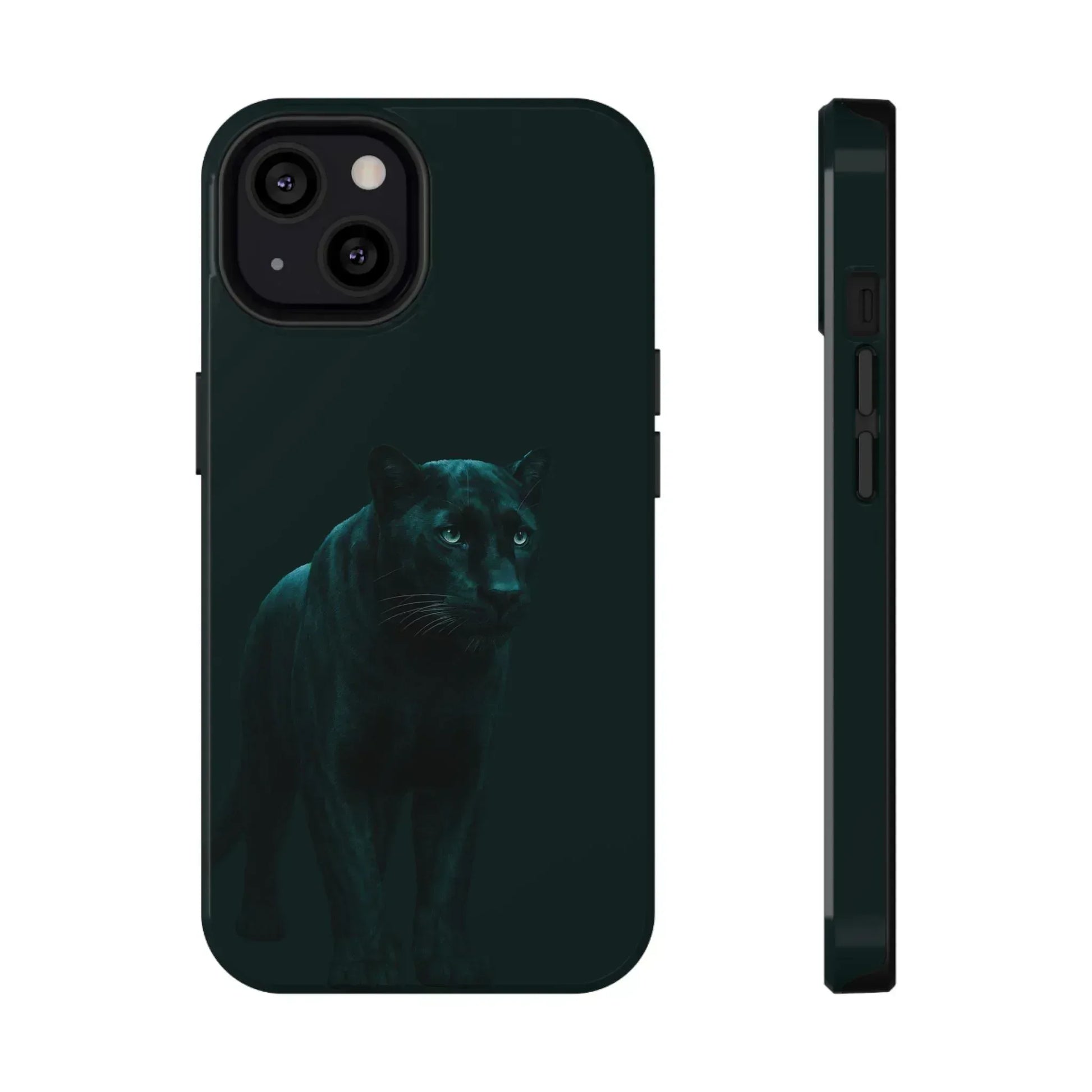 Black Panther Phone Case for iPhone 12-16 and Galaxy S21-S22 - KARARMDESIGN