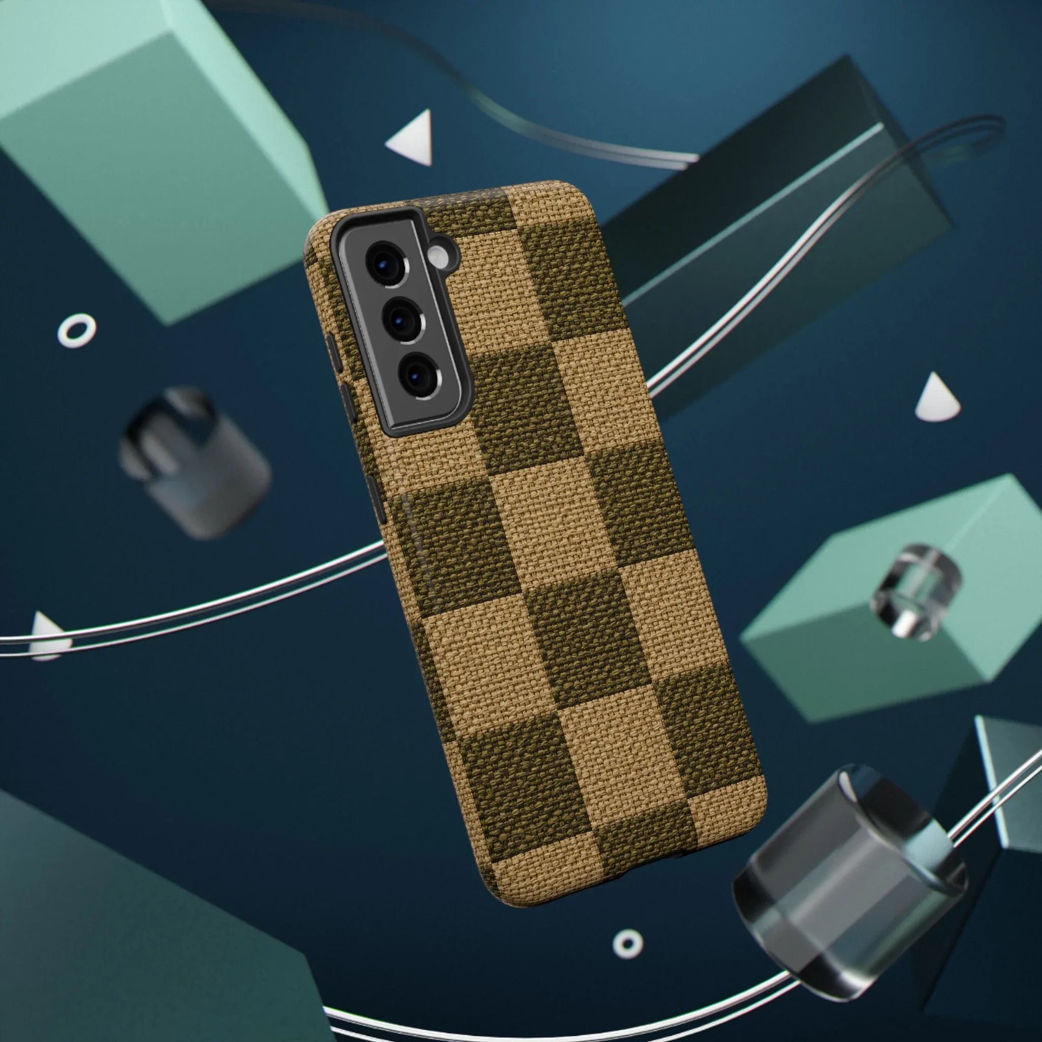 Rustic Woven Phone Case for iPhone 11-17 and Galaxy S21-S22 - KARARMDESIGN