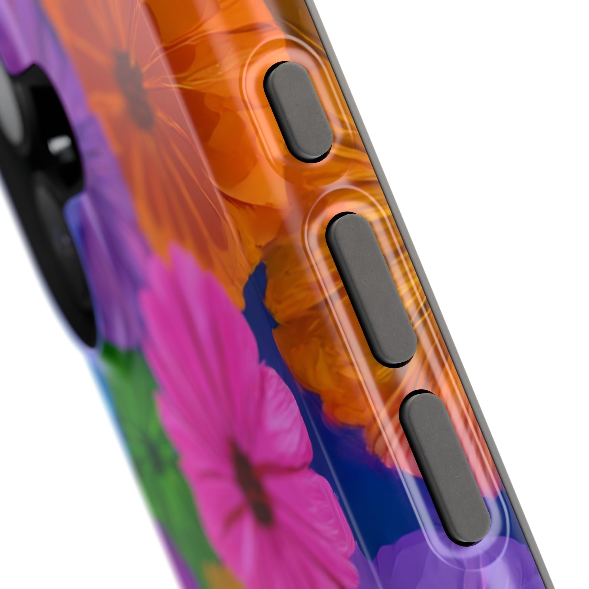 Bloom Pattern Phone Case for iPhone 11-17 and Galaxy S21-S22 Models - KARARMDESIGN