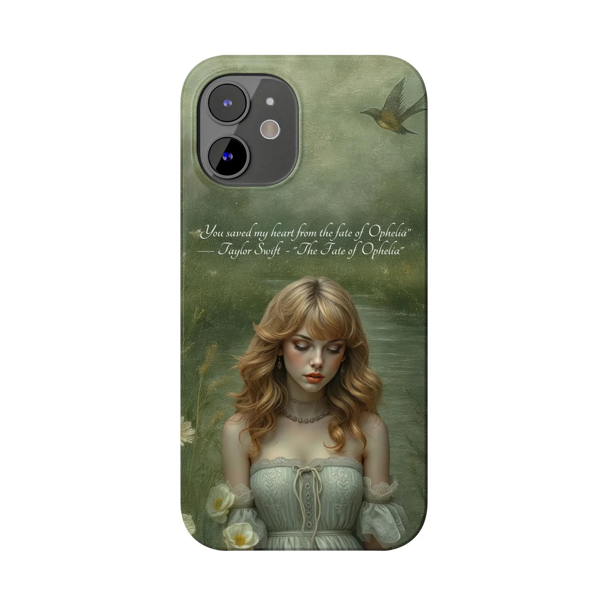 "Melancholic Ophelia" Phone Case for iPhone 11-17 - KARARMDESIGN