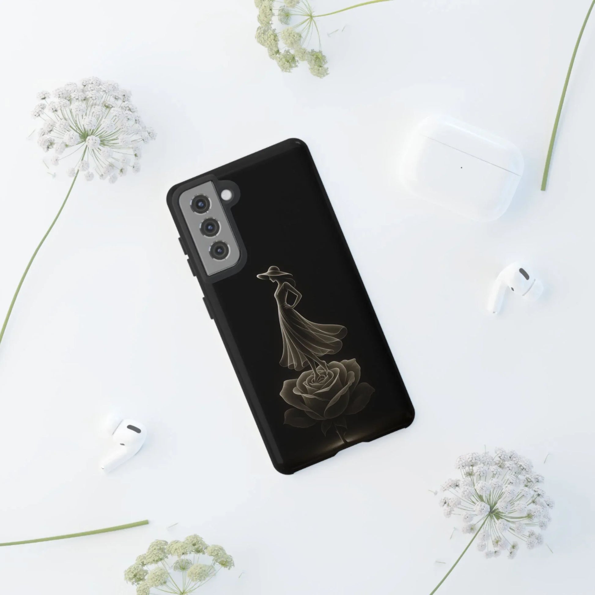 Elegant Woman Phone Case for iPhone 12-17 and Galaxy S20-S25 - KARARMDESIGN