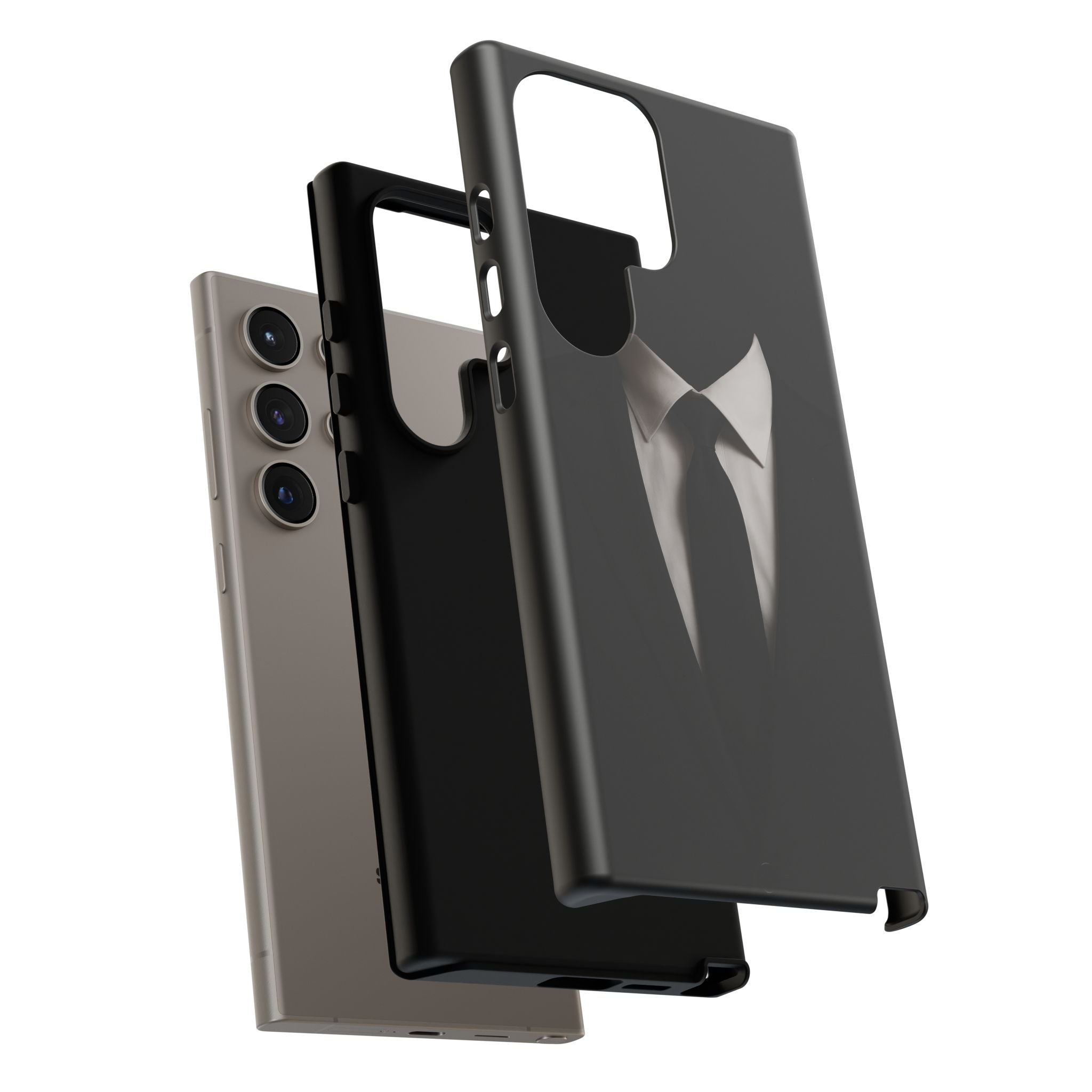Gentleman's Armor Tough Phone Case – iPhone 11–17 & Galaxy S20–S26