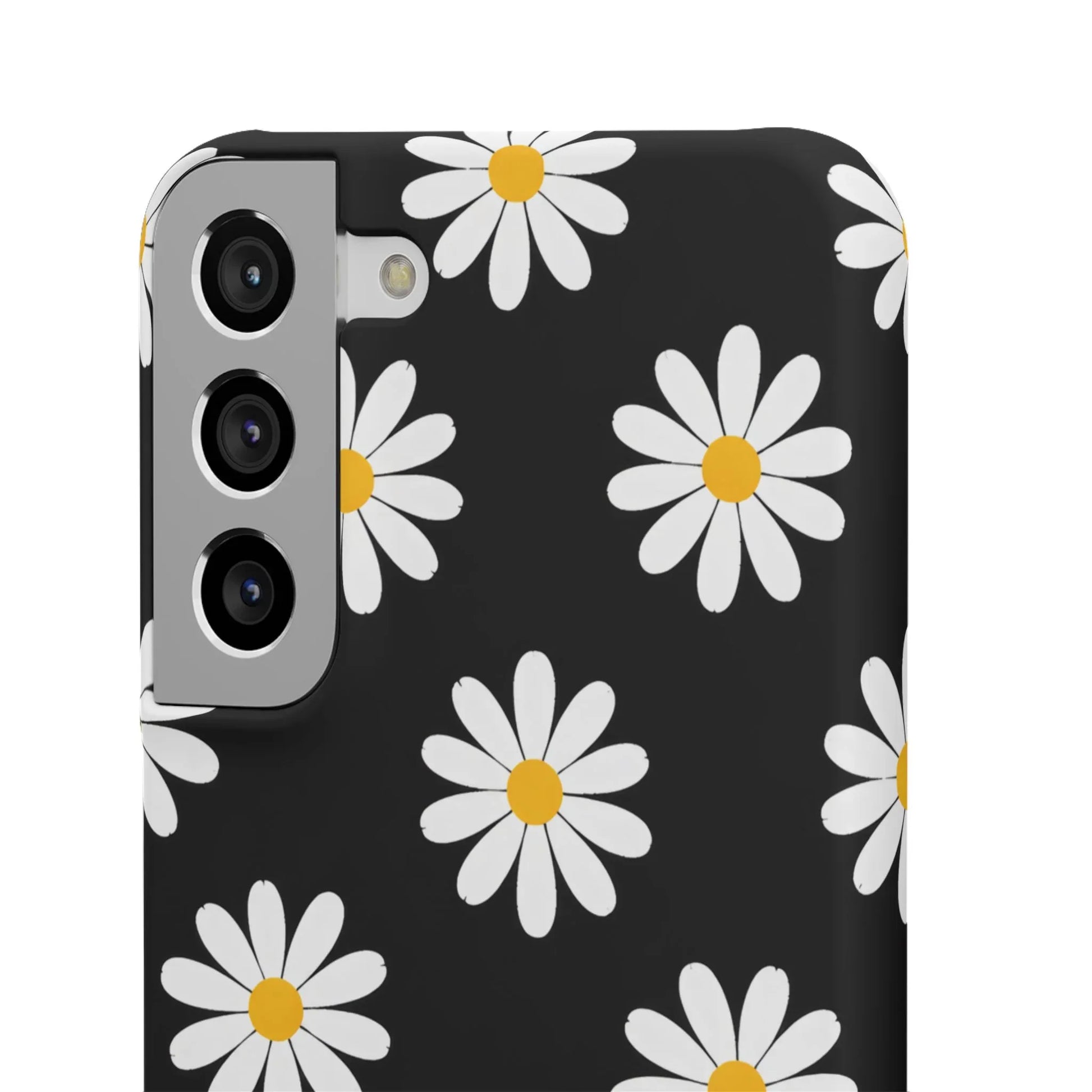 Daisy Charm Phone Case for iPhone 11-17 and Galaxy S20-S25 - KARARMDESIGN