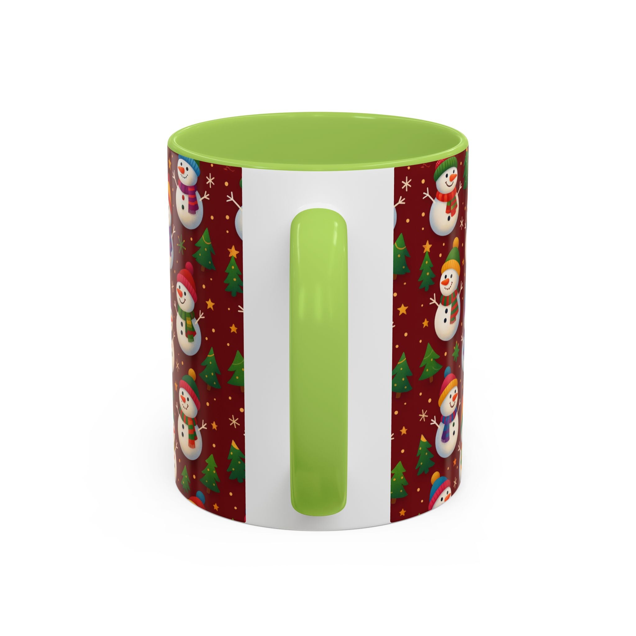 Festive Snowman Parade Accent Coffee Mug (11oz)