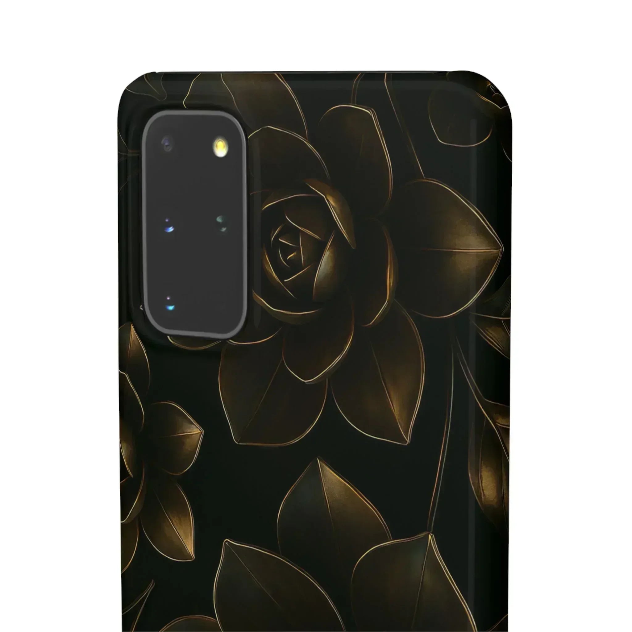 Metal Flower Phone Case for iPhone 8-16 and Galaxy S20-S24 - KARARMDESIGN