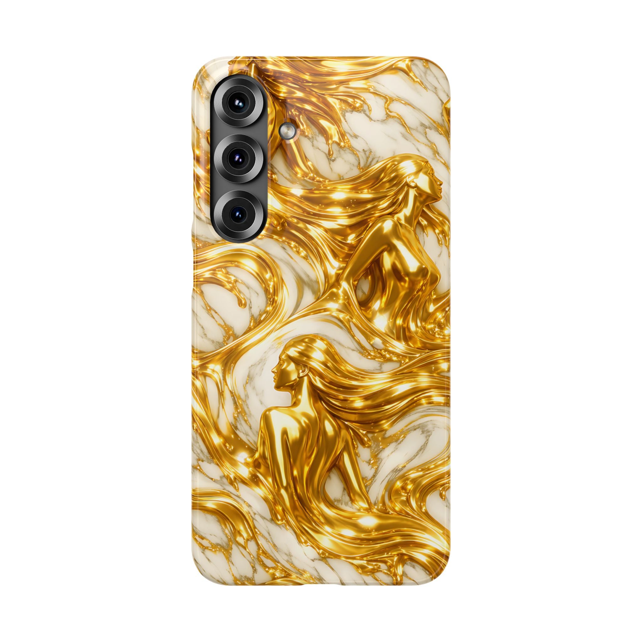 Divine Gold Woman Snap Phone Case for iPhone & Galaxy