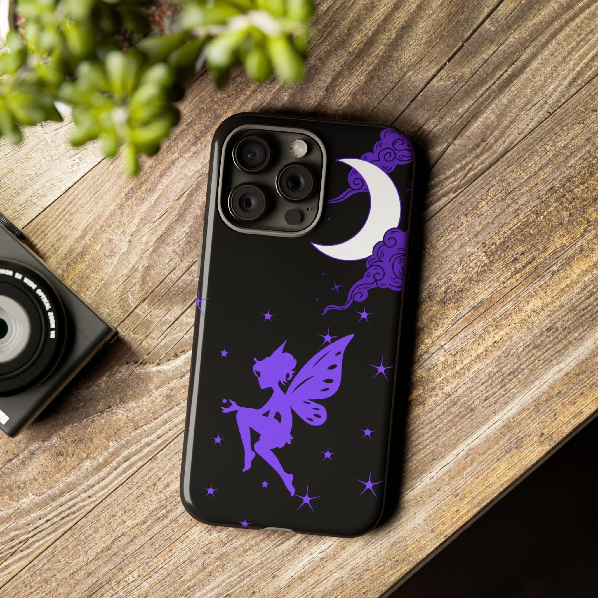 Moonlit Fairy Phone Case for iPhone 8-16 and Galaxy S10-S23 - KARARMDESIGN