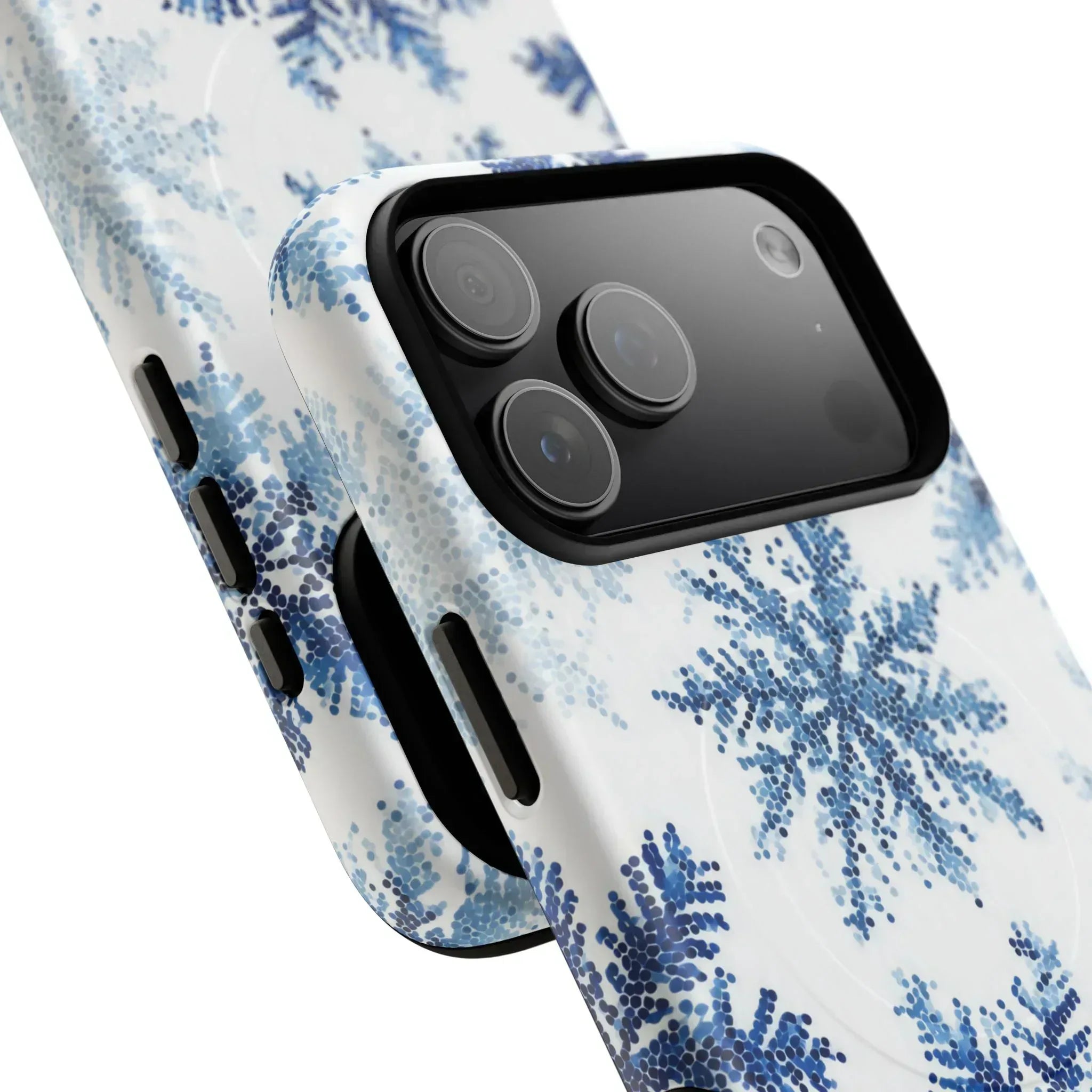 Snowflake Elegance Phone Case for iPhone 13-17 - KARARMDESIGN