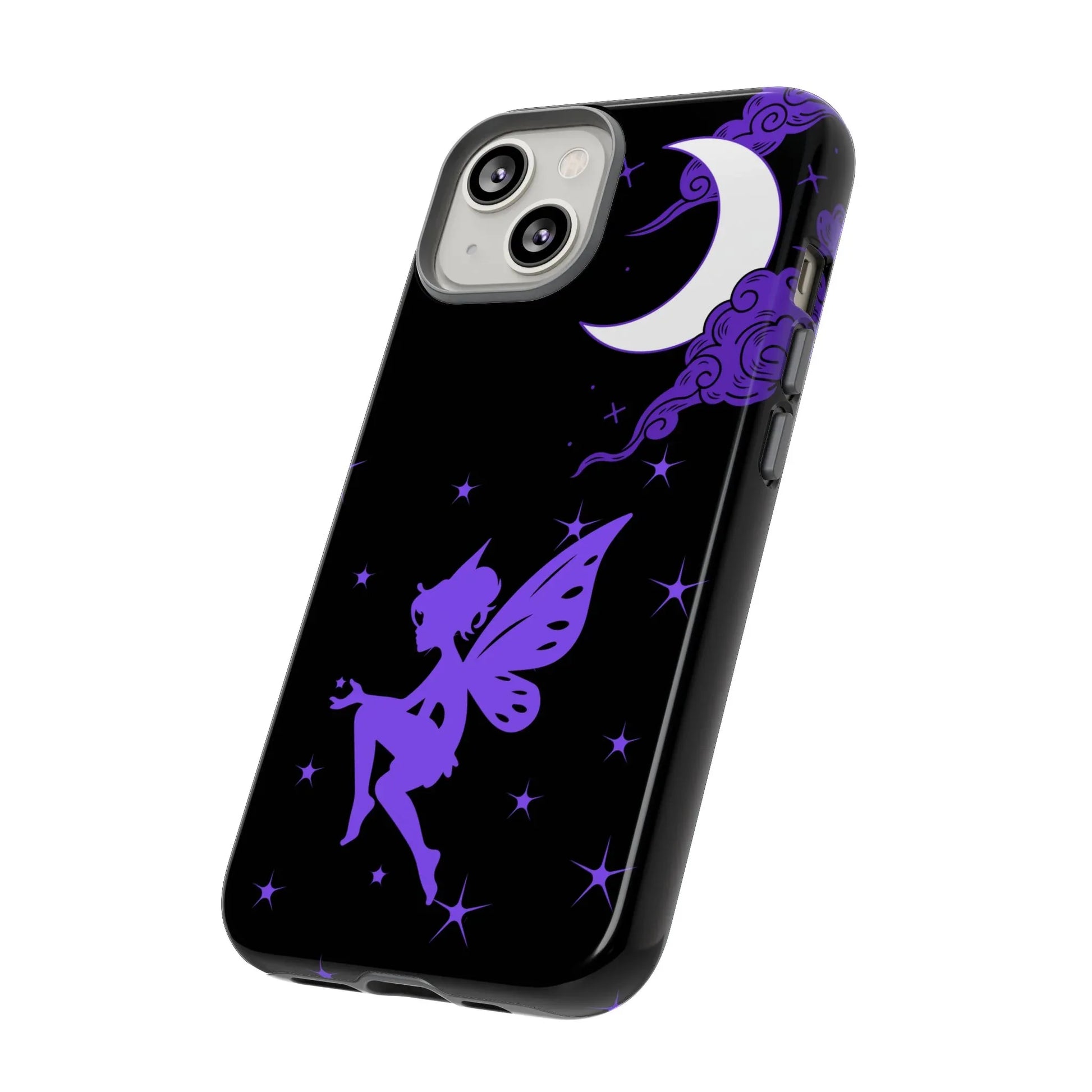 Moonlit Fairy Phone Case for iPhone 8-16 and Galaxy S10-S23 - KARARMDESIGN