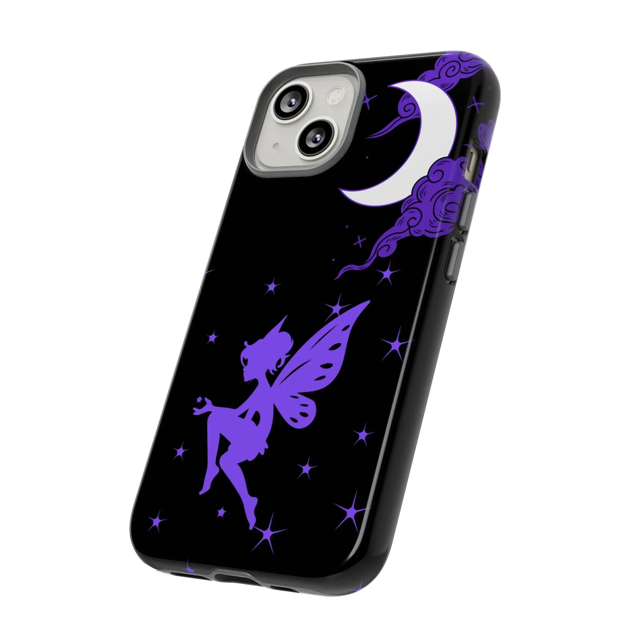 Moonlit Fairy Phone Case for iPhone 8-16 and Galaxy S10-S23 - KARARMDESIGN