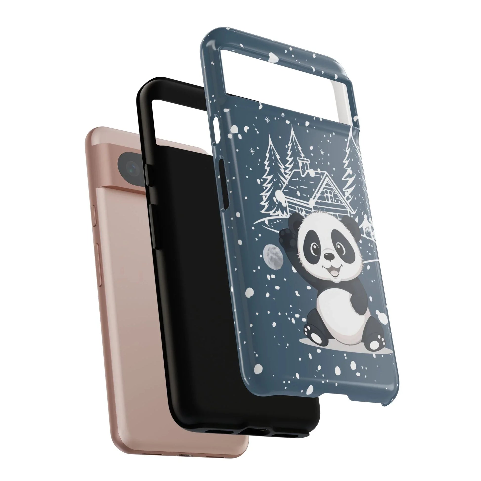 Cute Panda Phone Case for Samsung Galaxy and Google Pixel - KARARMDESIGN