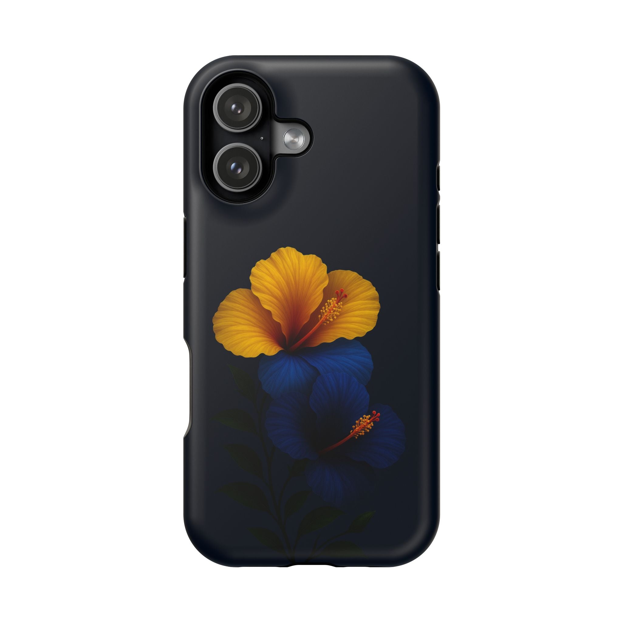 Elegant Hibiscus Phone Case for iPhone 11-17 and Galaxy S21-S22