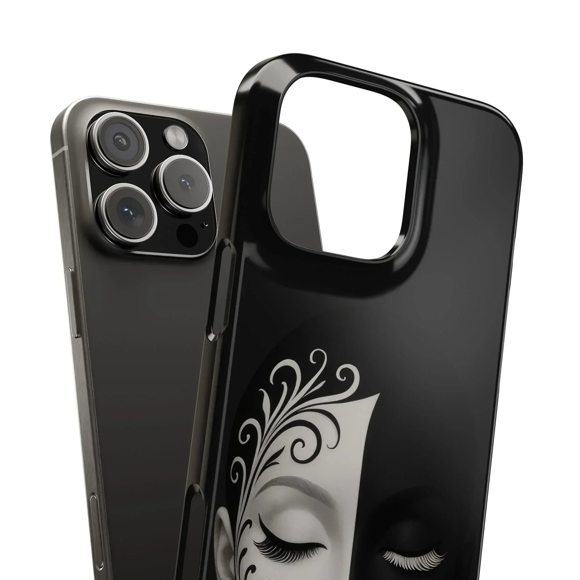 Artistic Head Design Phone Case for iPhone 7-16 Models - KarArmDesign