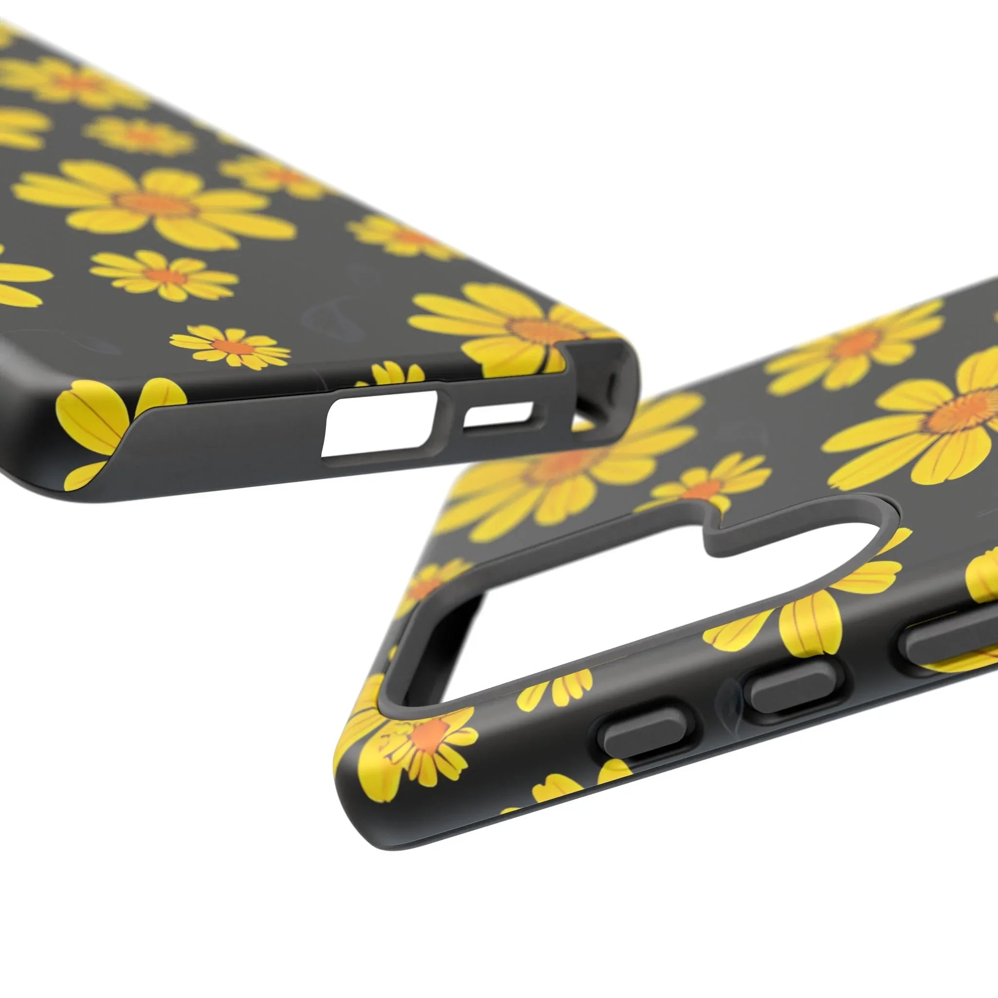 Elegant Floral Phone Case for Samsung Galaxy S20-S25 - KARARMDESIGN