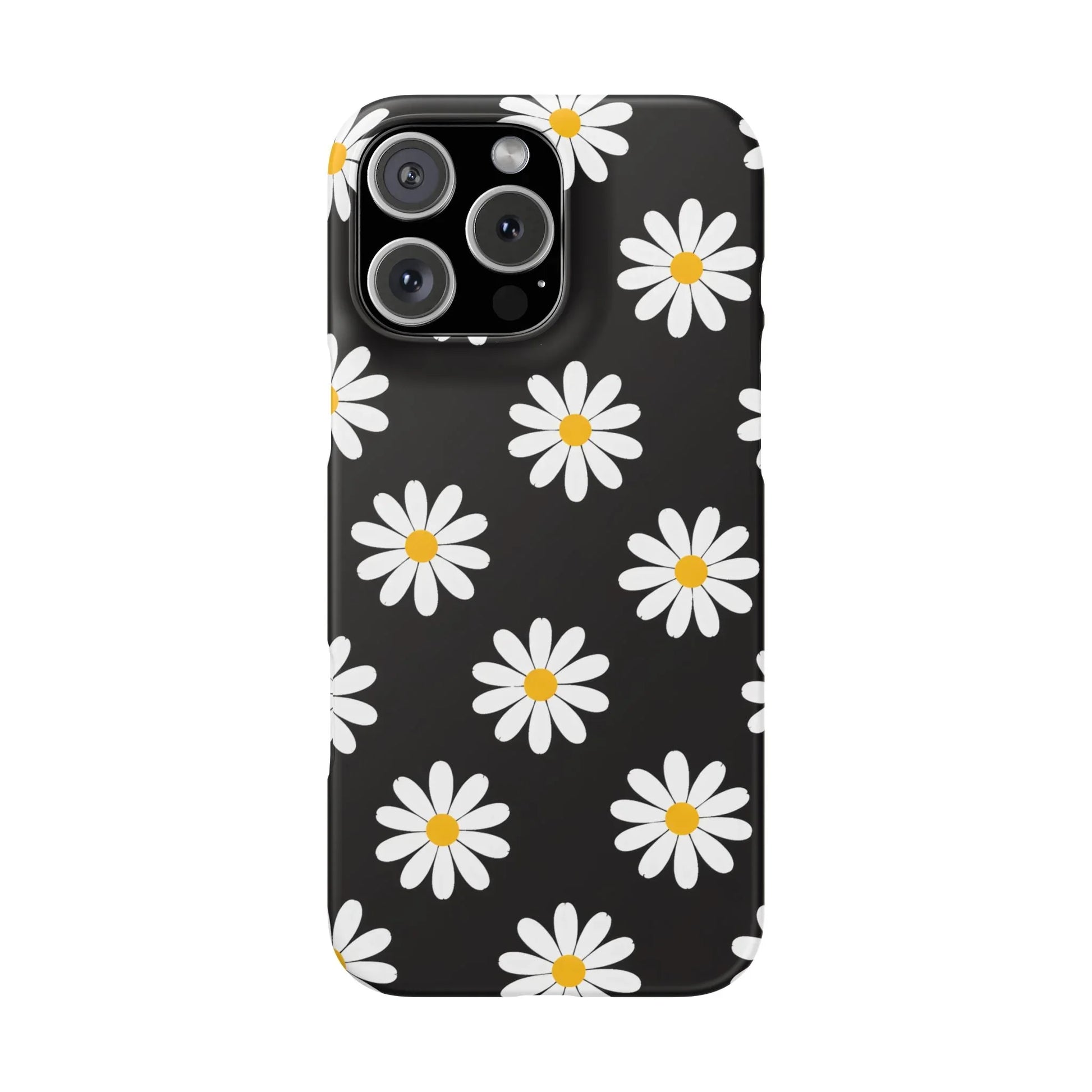 Daisy Charm Phone Case for iPhone 11-17 and Galaxy S20-S25 - KARARMDESIGN