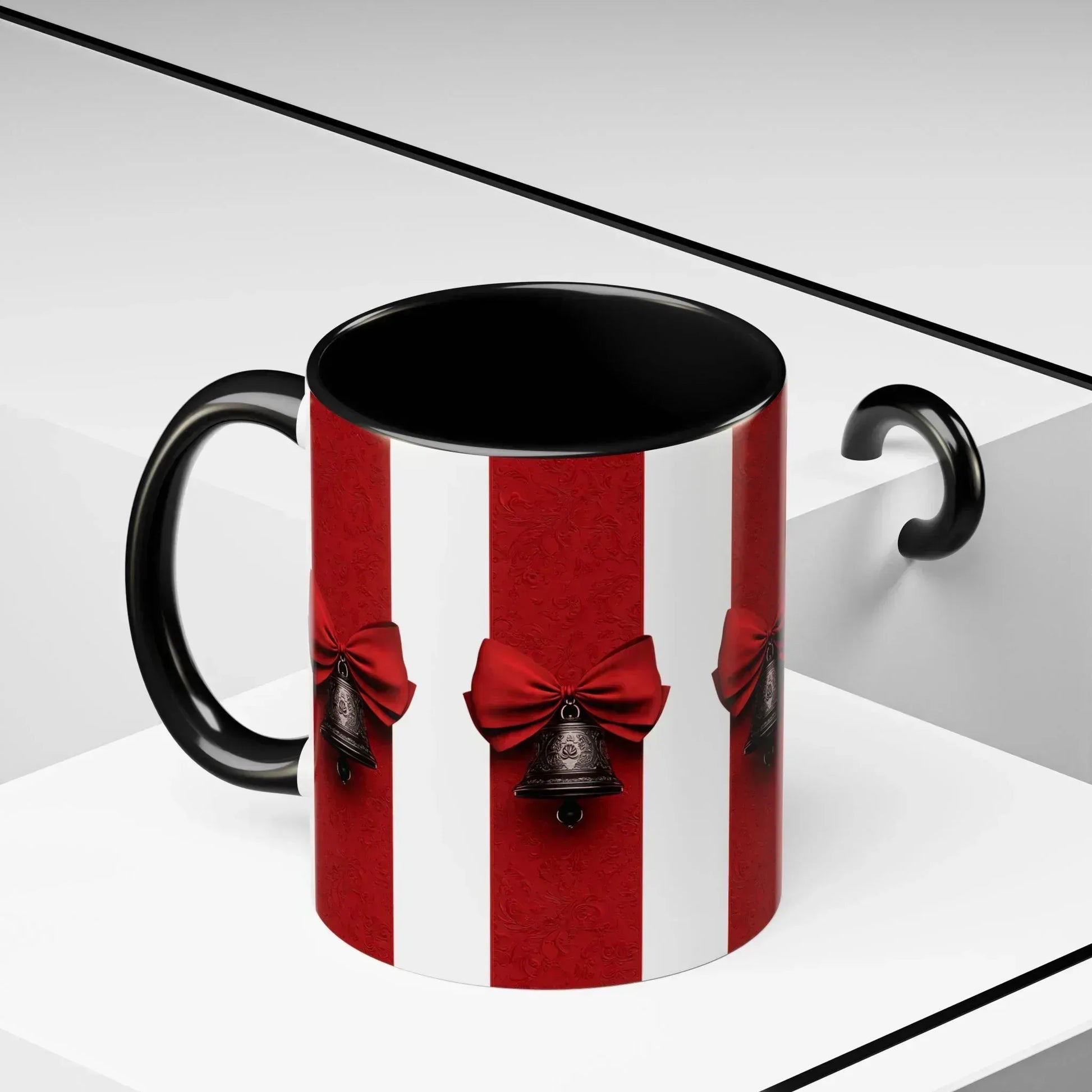 Holiday Bells Mug - Accent Coffee Mug (11, 15oz) - KARARMDESIGN