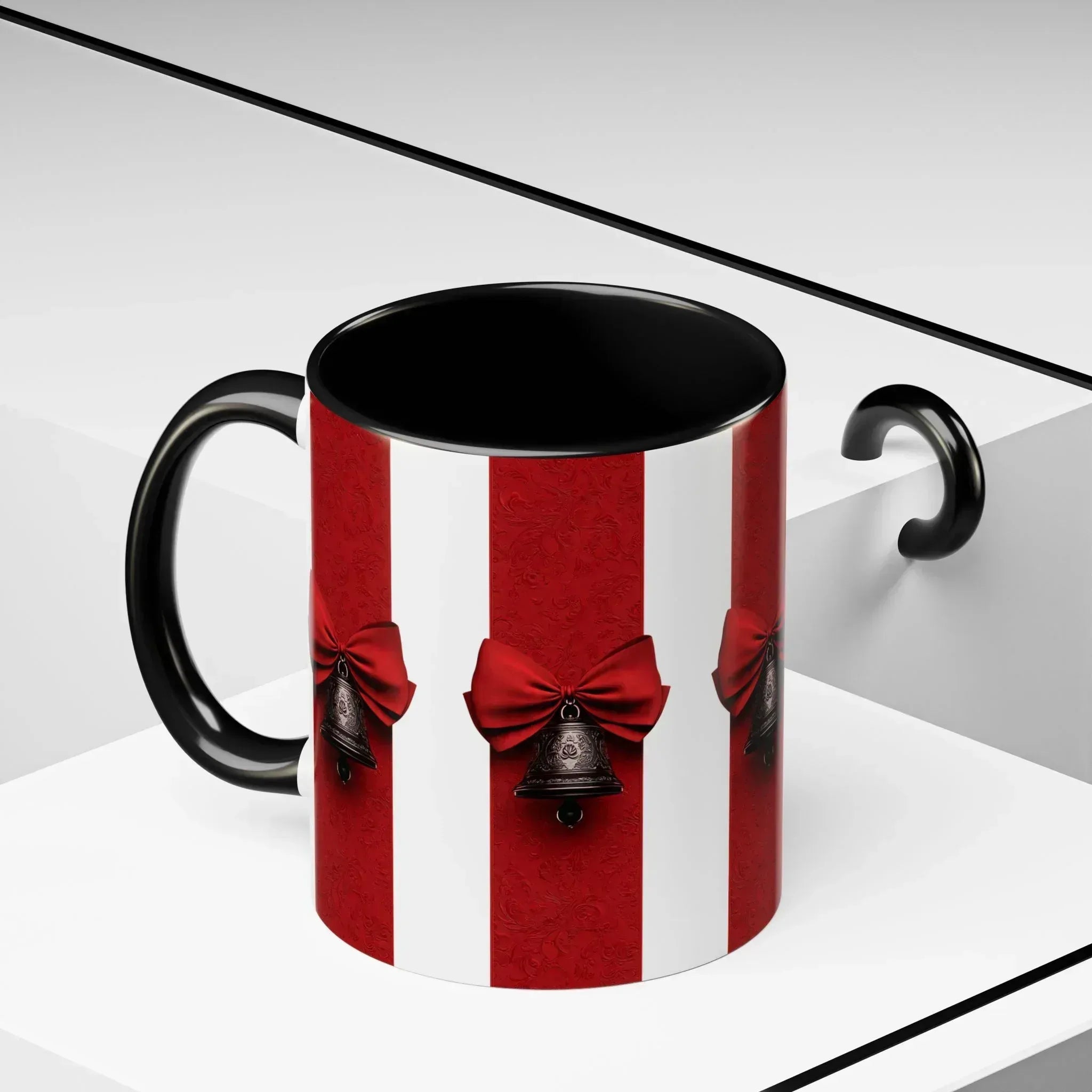 Holiday Bells Mug - Accent Coffee Mug (11, 15oz) - KARARMDESIGN