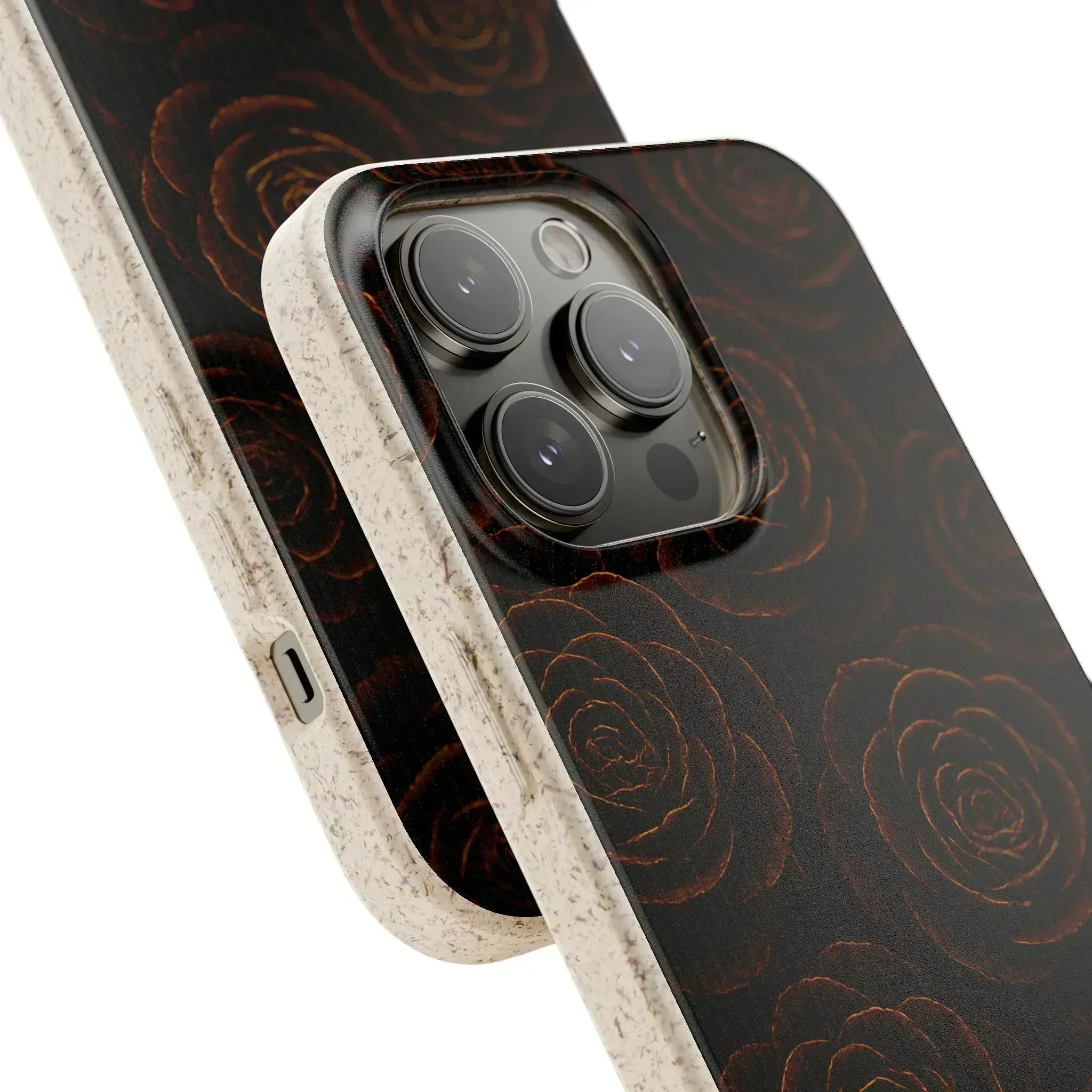 Wooden Roses Phone Case for iPhone 11-16 and Samsung Galaxy S20-S22 - KARARMDESIGN