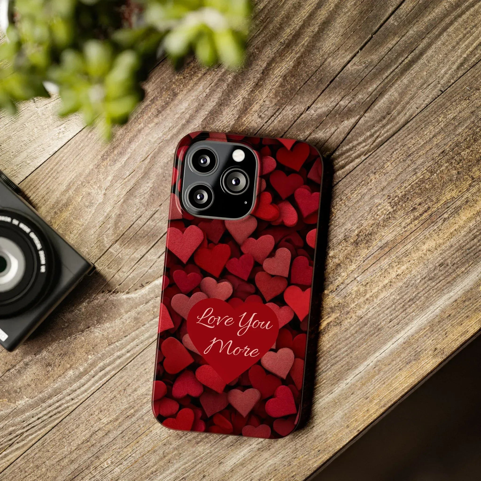 Love You More Phone Case Slim Phone Cases for iPhone 11-17 - KARARMDESIGN