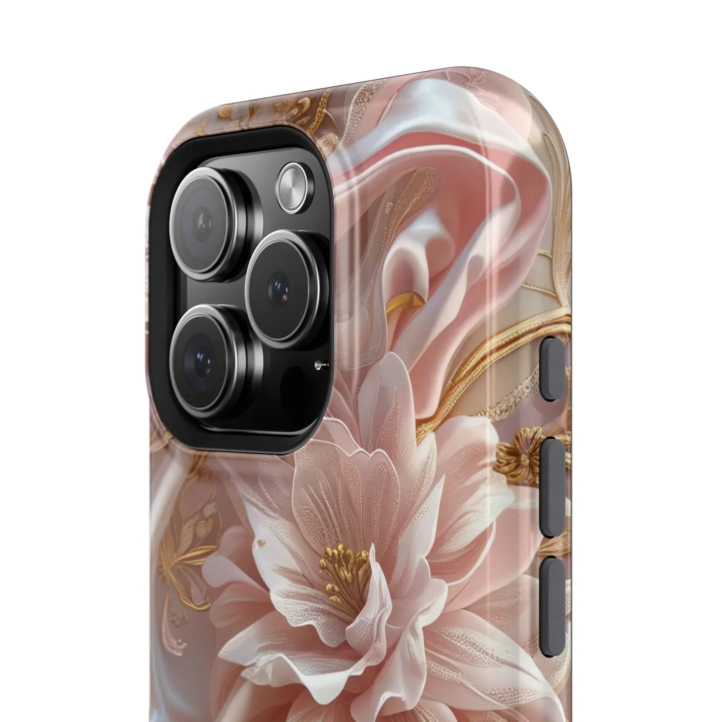 Elegant Floral Impact-Resistant Phone Case for iPhone 12-16 and Samsung Galaxy S21-S22 Models - KarArmDesign