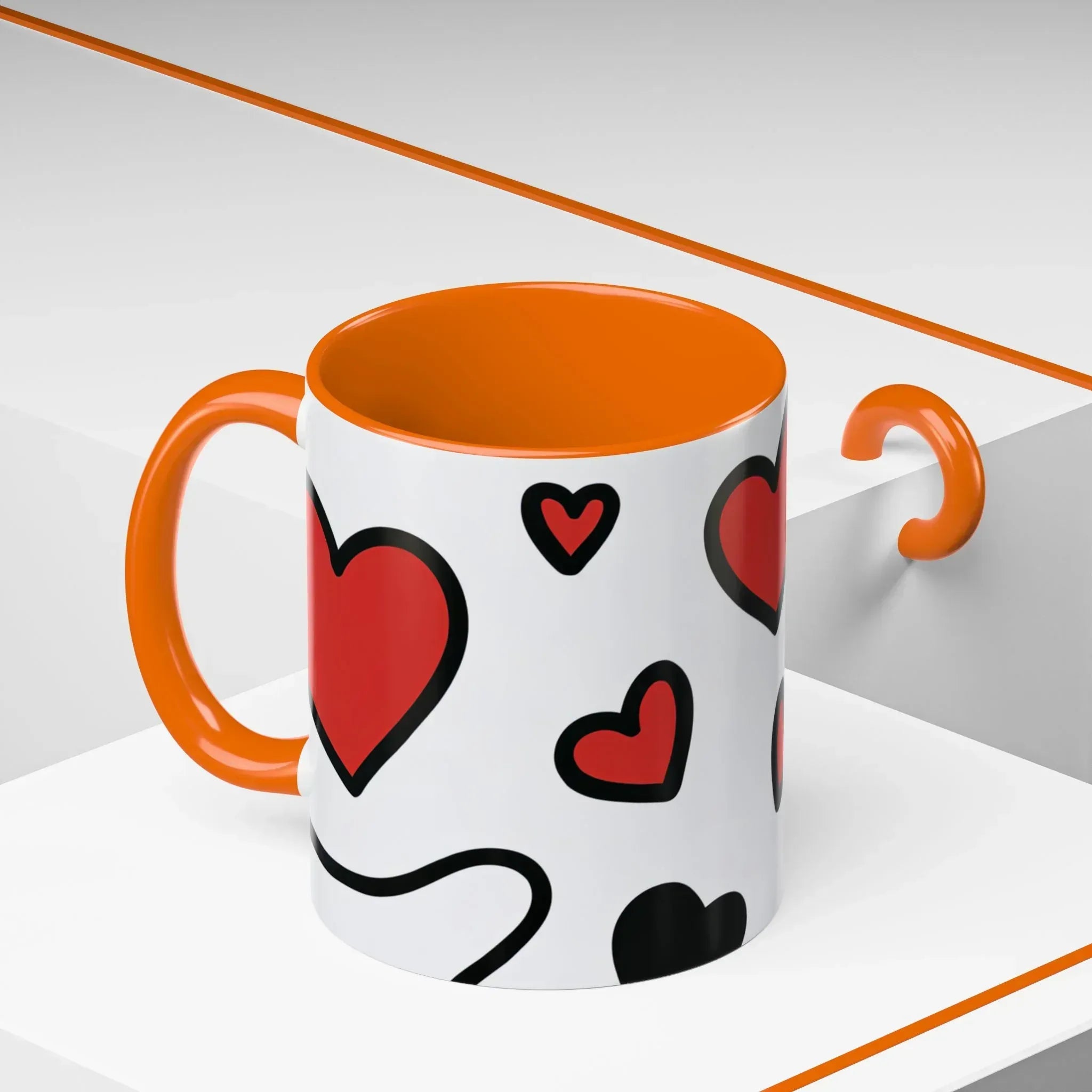 Love Overflow Mug – Accent Coffee Mug (11, 15oz) - KARARMDESIGN