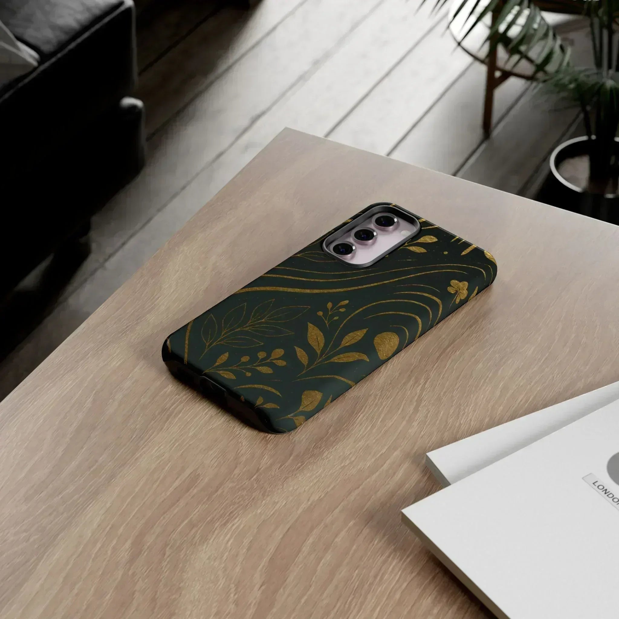Gold Pattern Phone Case for Galaxy and Pixel - KARARMDESIGN