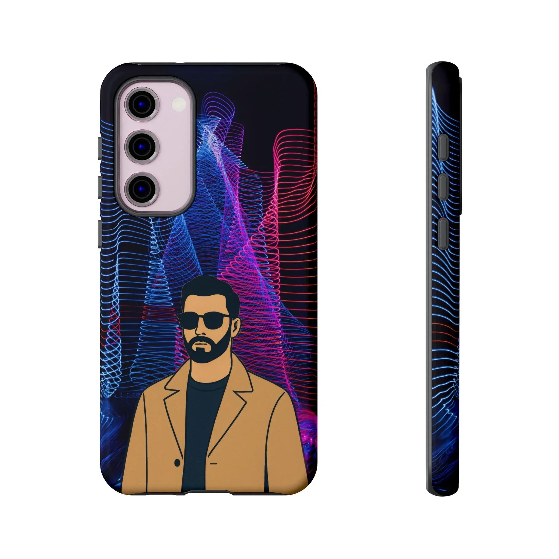 Bearded Style Phone Case for iPhone 11-17 and Galaxy S20-S25 - KARARMDESIGN