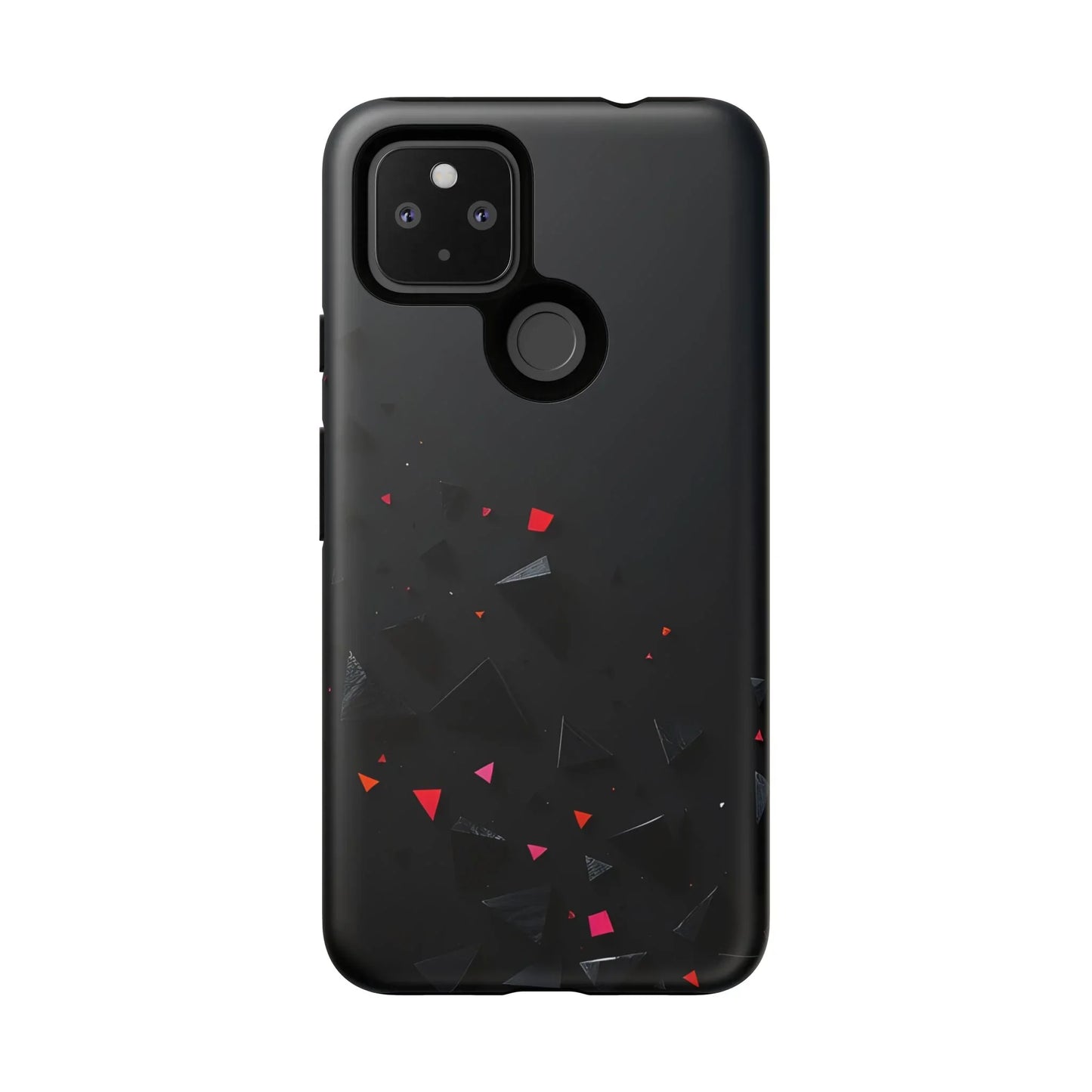 Black and Red Neon Phone Case for iPhone 8-16 and Pixel up to 9 Models - KarArmDesign