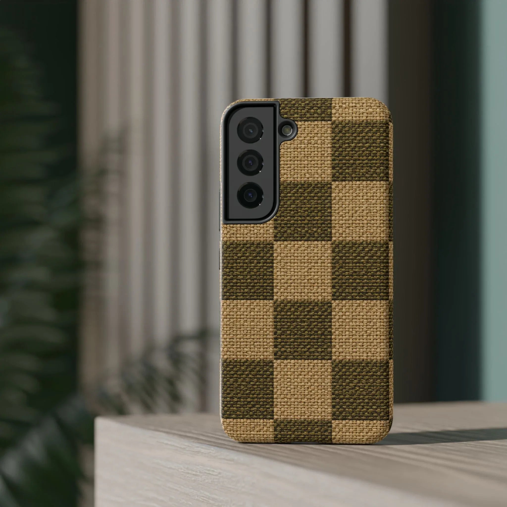 Rustic Woven Phone Case for iPhone 11-17 and Galaxy S21-S22 - KARARMDESIGN
