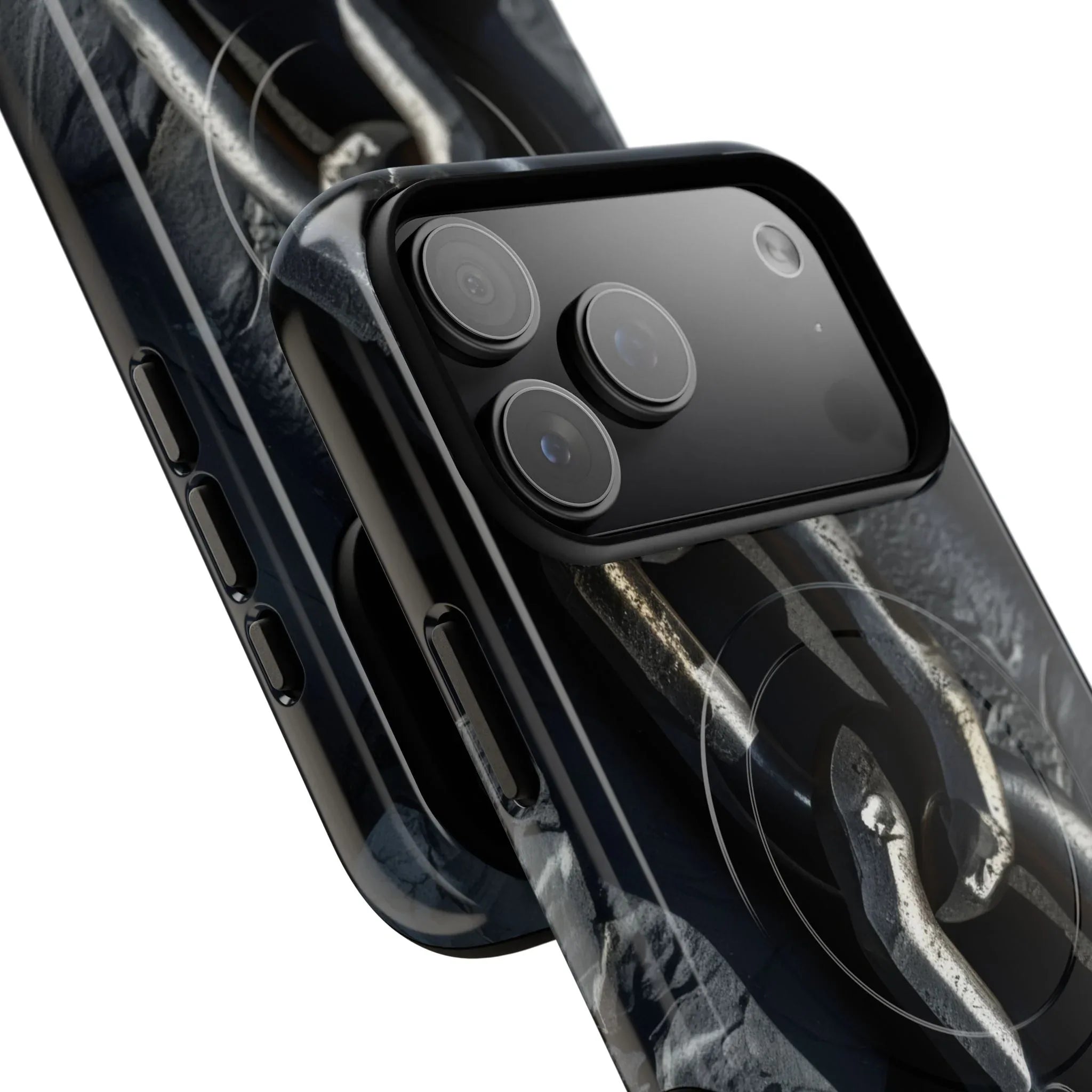 “Iron Chain” Tough Magnetic Phone Case for iPhone 13-17 - KARARMDESIGN