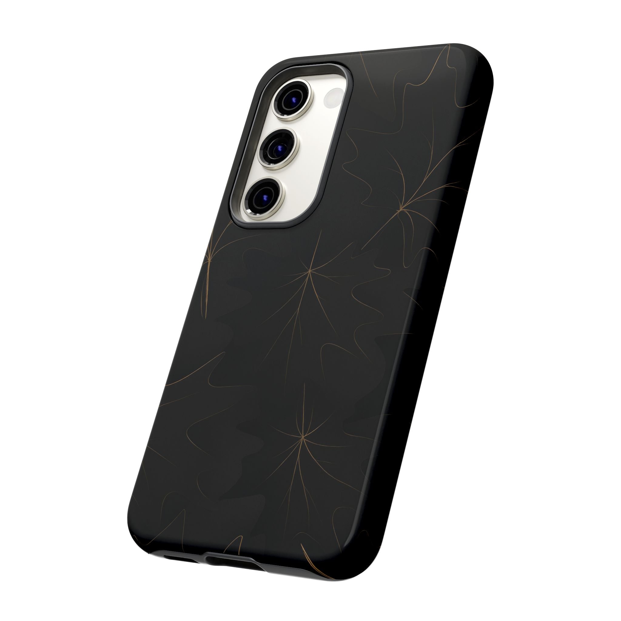 Luxury Fall Leaf Phone Case – Samsung Galaxy S20–S26 & Google Pixel 6-9