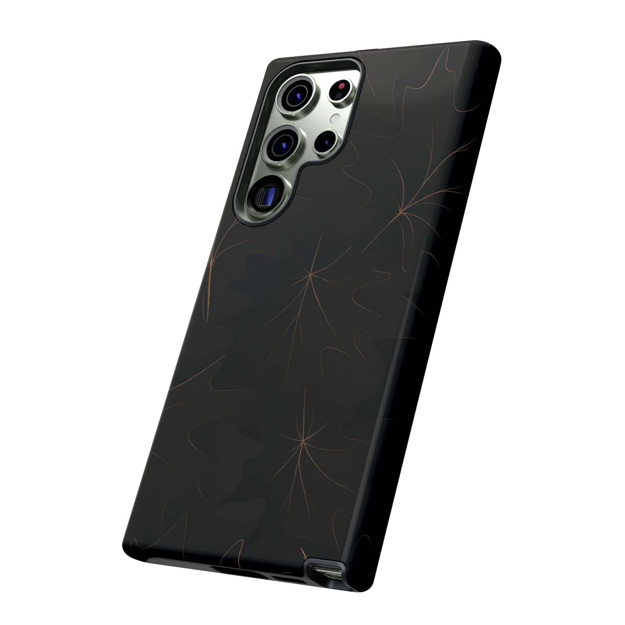 Luxury Fall Leaf Phone Case – Samsung Galaxy S20–S26 & Google Pixel 6-9