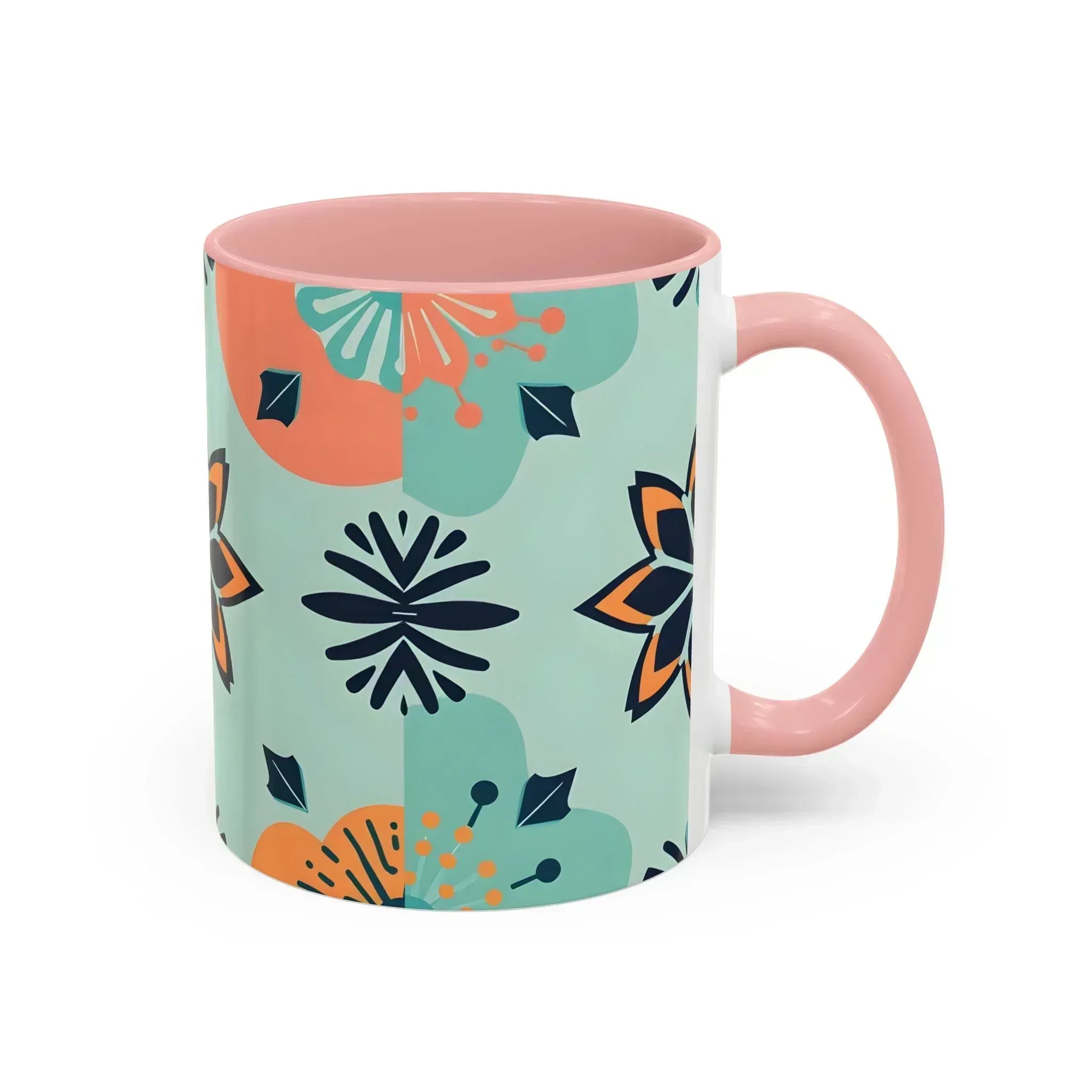 Floral Ornament Coffee Mug – 11oz - KARARMDESIGN