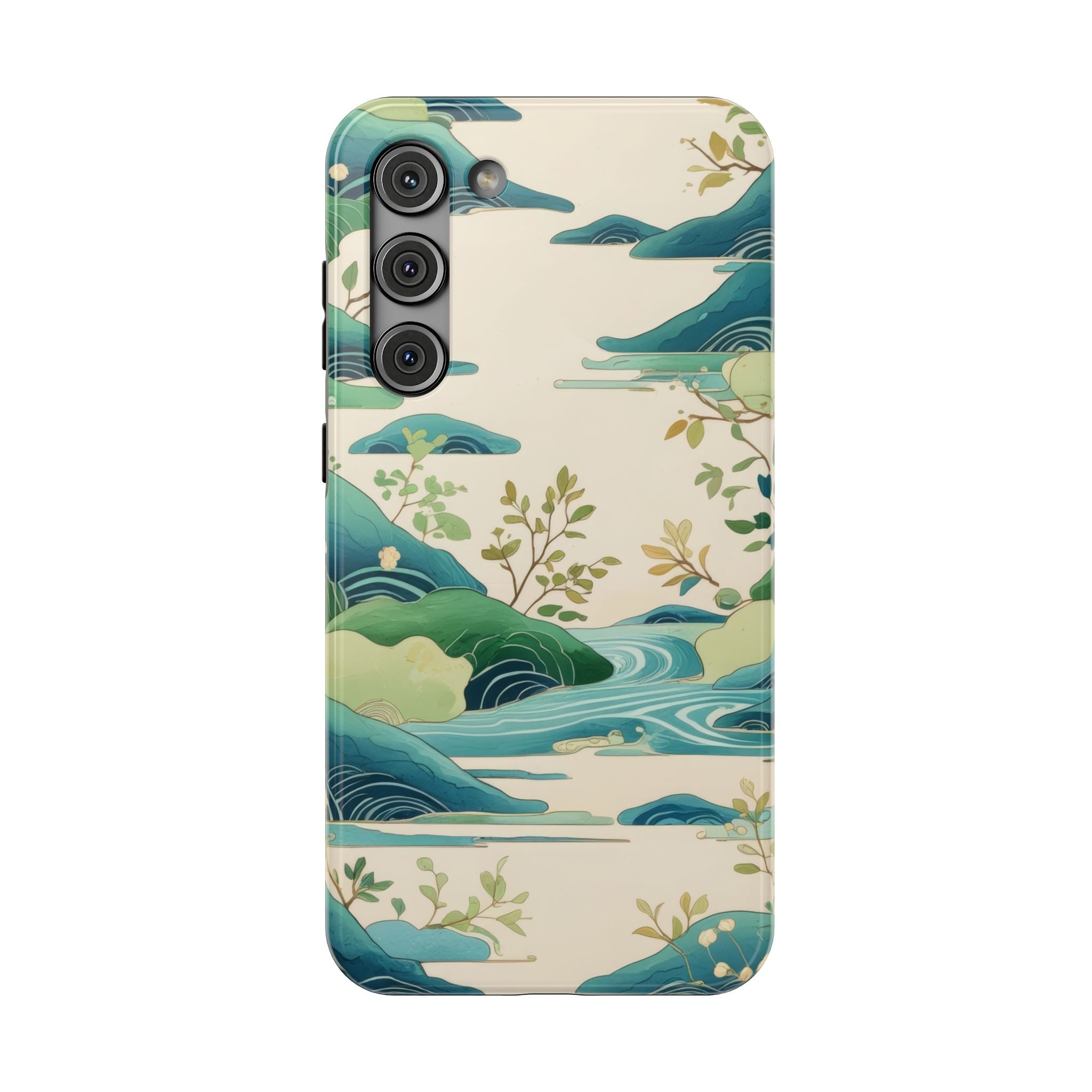 Nature Landscape Phone Case for iPhone 11-17 and Galaxy S22-S26