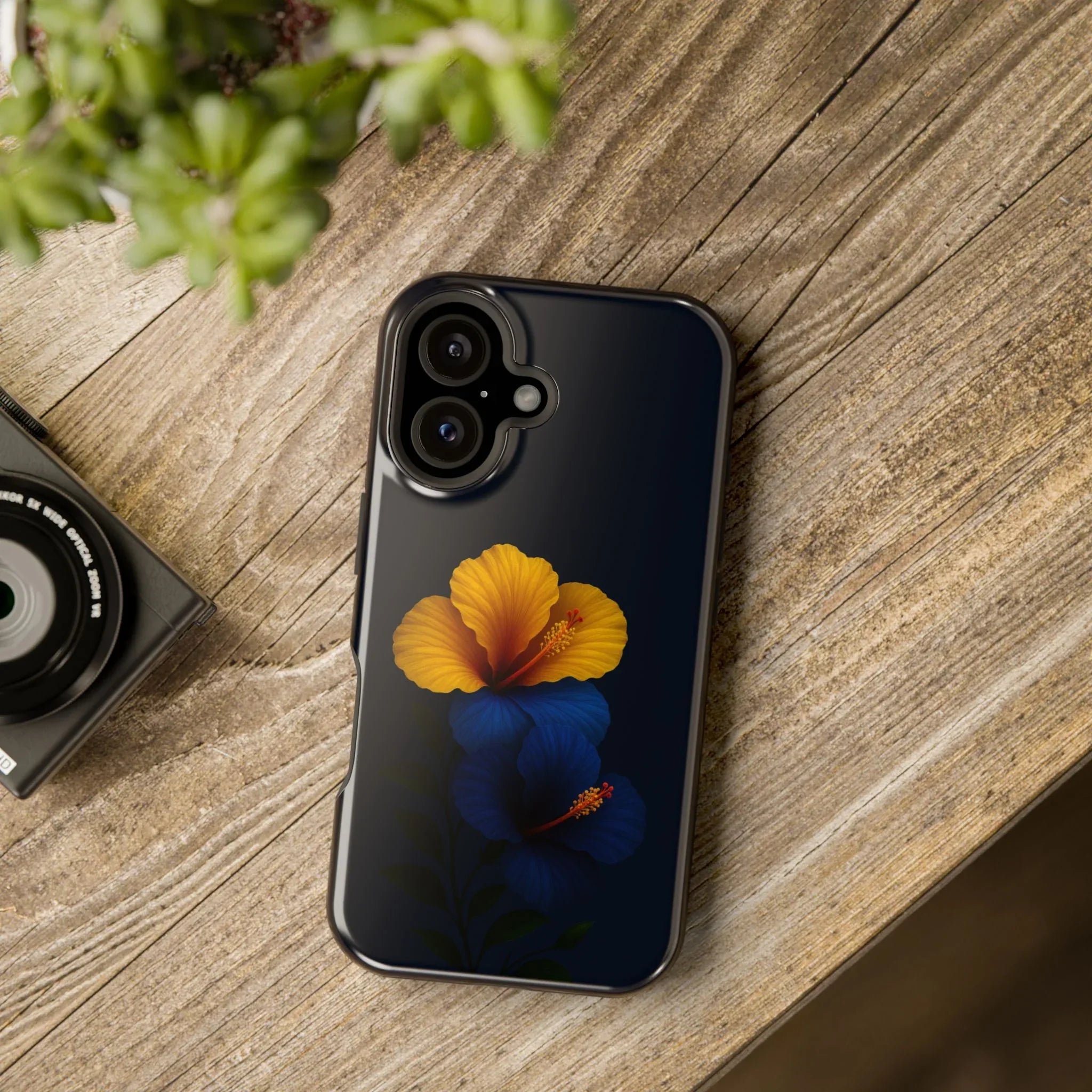 Elegant Hibiscus Phone Case for iPhone 11-17 and Galaxy S21-S22 - KARARMDESIGN