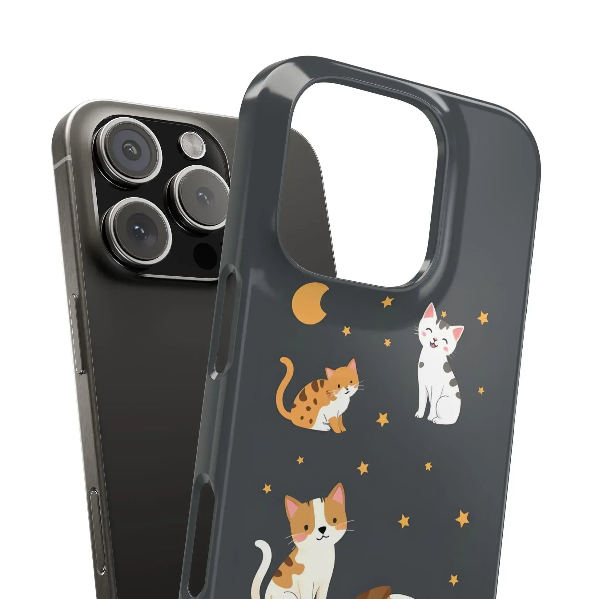 Cute Cat and Dog Phone Case for iPhone 11-17 - KARARMDESIGN