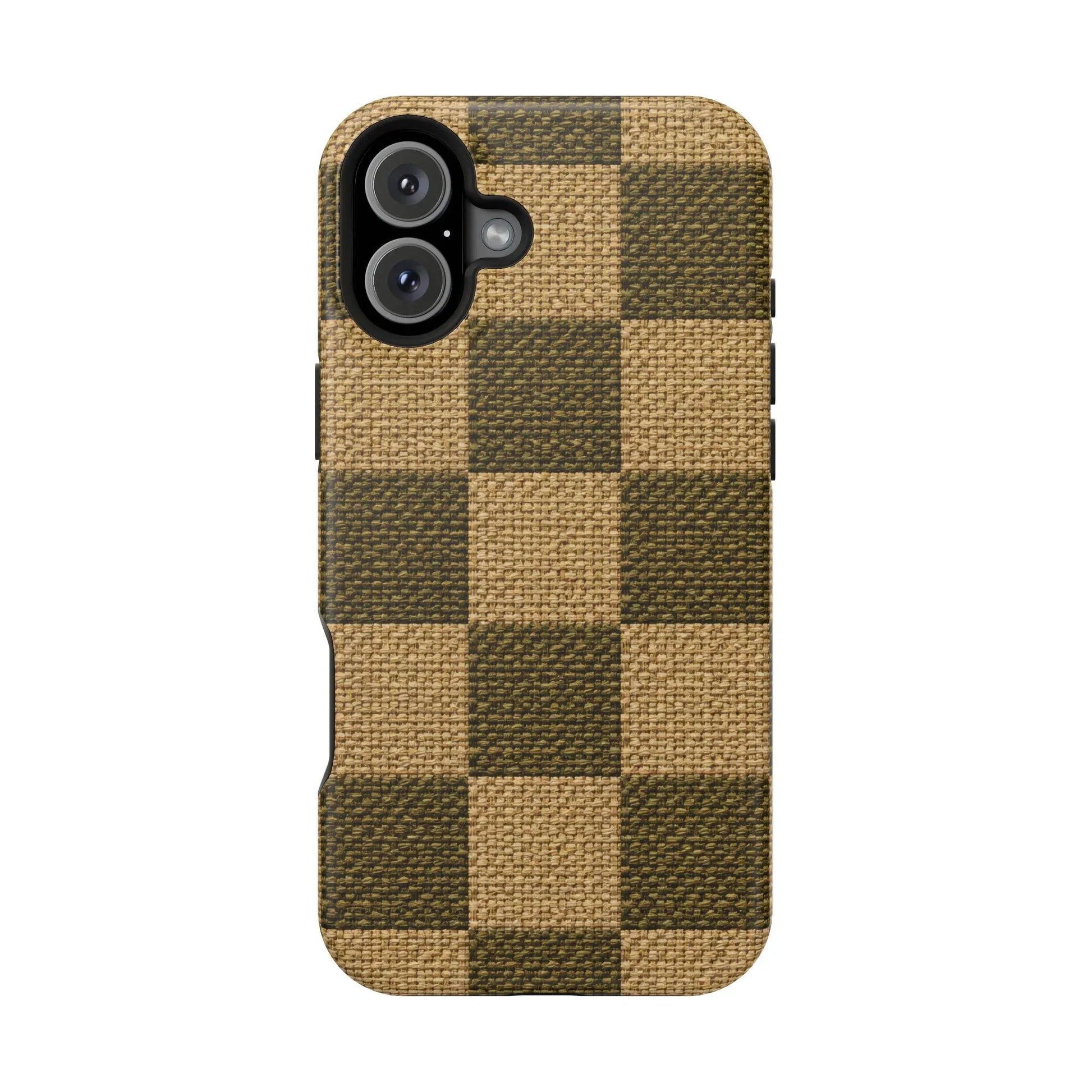 Rustic Woven Phone Case for iPhone 11-17 and Galaxy S21-S22 - KARARMDESIGN