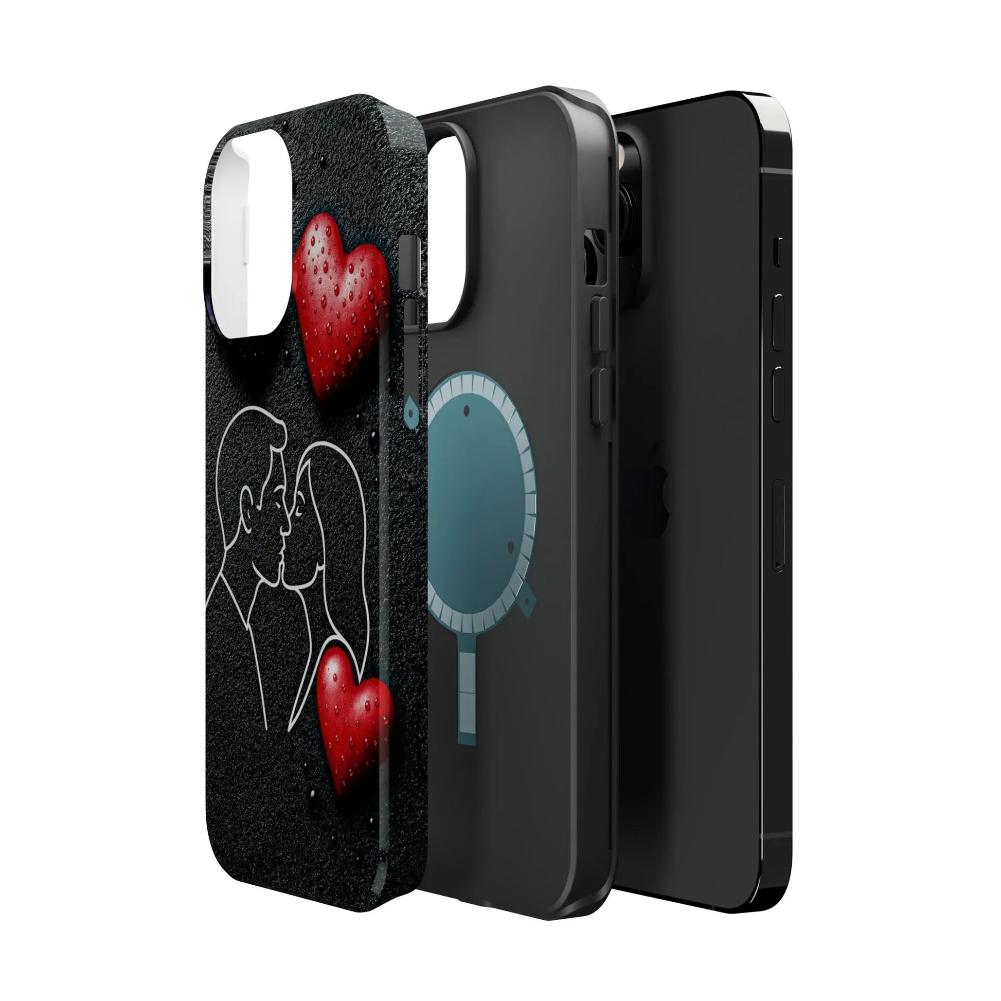 Midnight Kiss Phone Case for iPhone 13-17 - KARARMDESIGN
