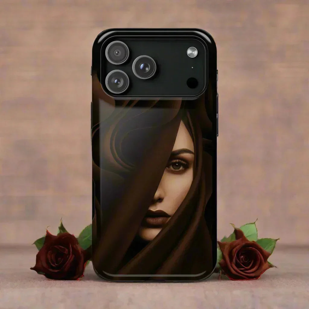 Mystery Woman Phone Case for iPhone 17, Air, Pro, Pro Max - KARARMDESIGN