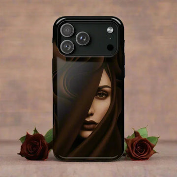 Mystery Woman Phone Case for iPhone 17, Air, Pro, Pro Max - KARARMDESIGN
