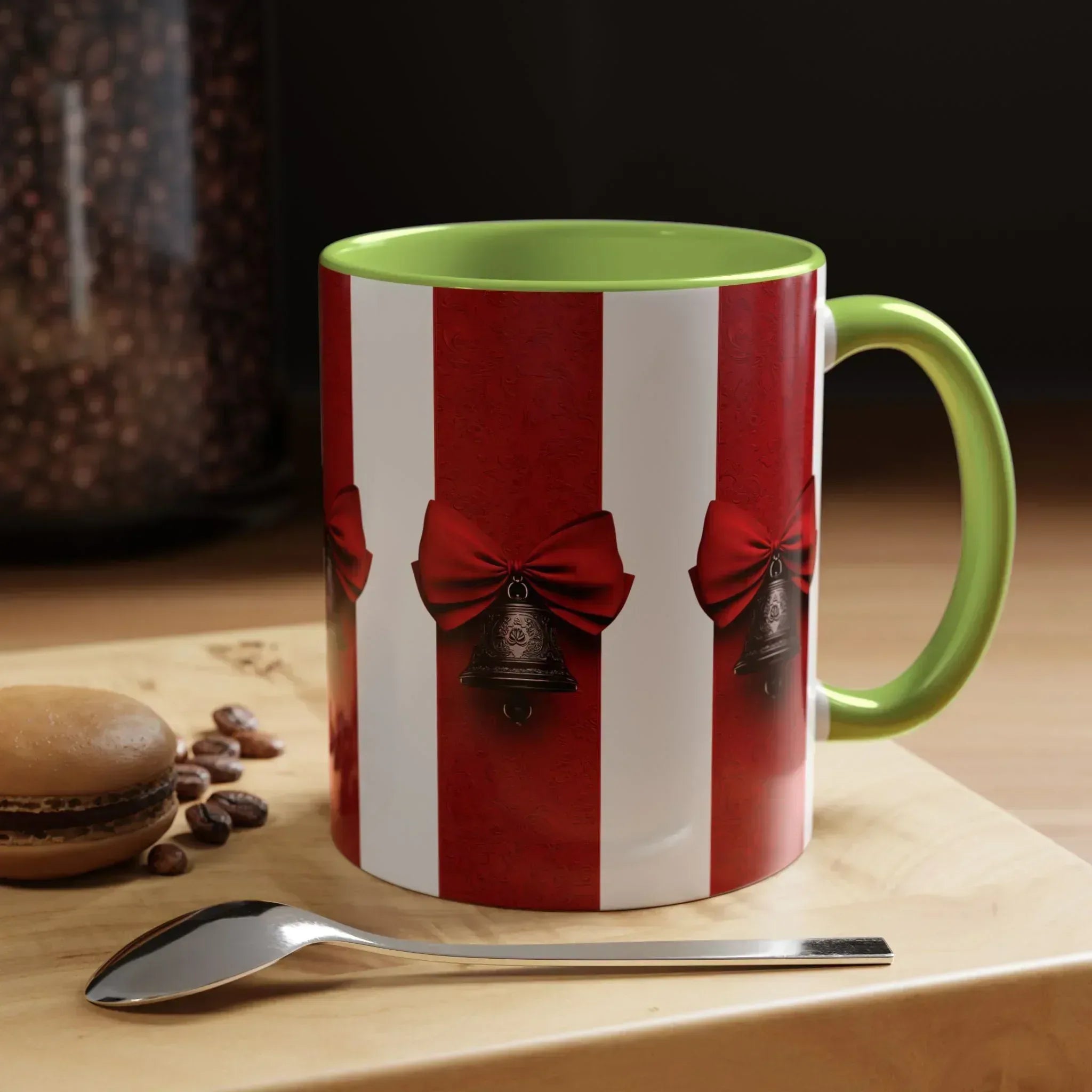 Holiday Bells Mug - Accent Coffee Mug (11, 15oz) - KARARMDESIGN