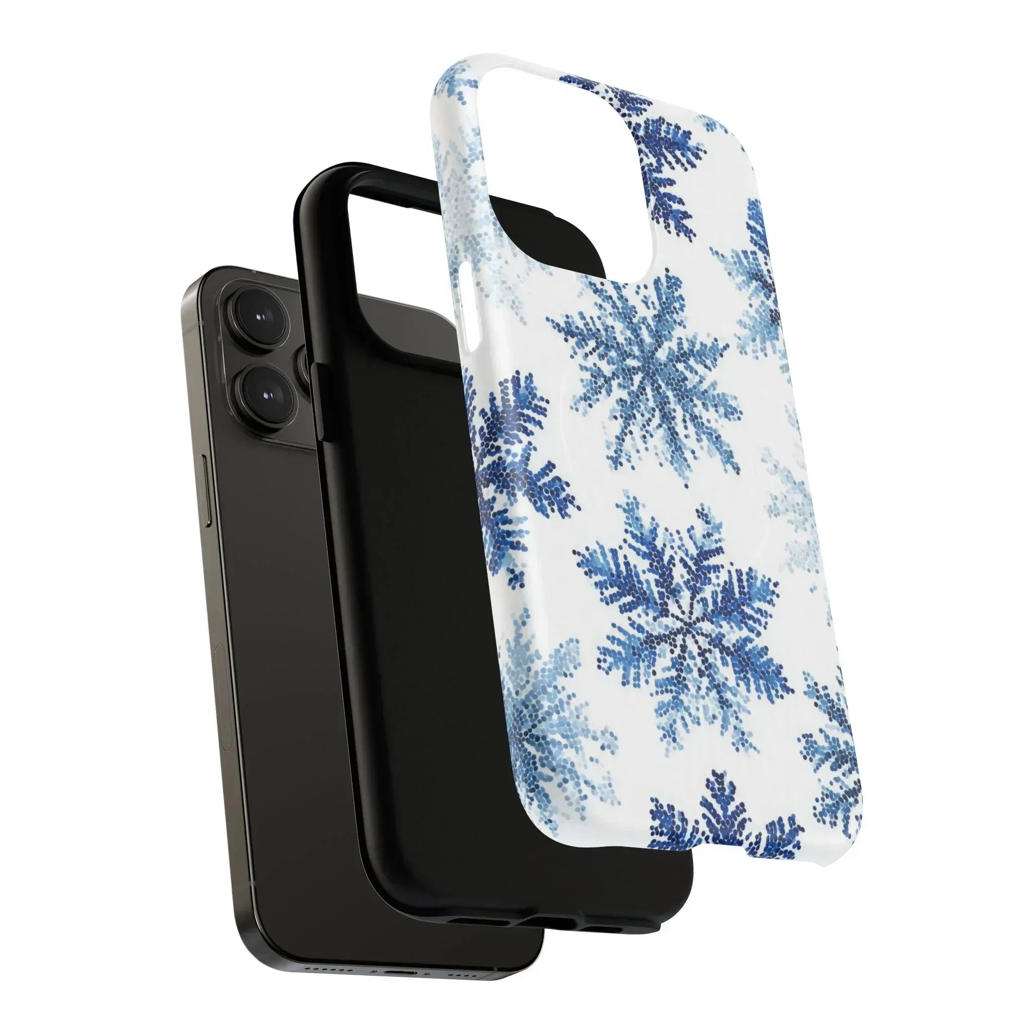 Snowflake Elegance Phone Case for iPhone 13-17 - KARARMDESIGN