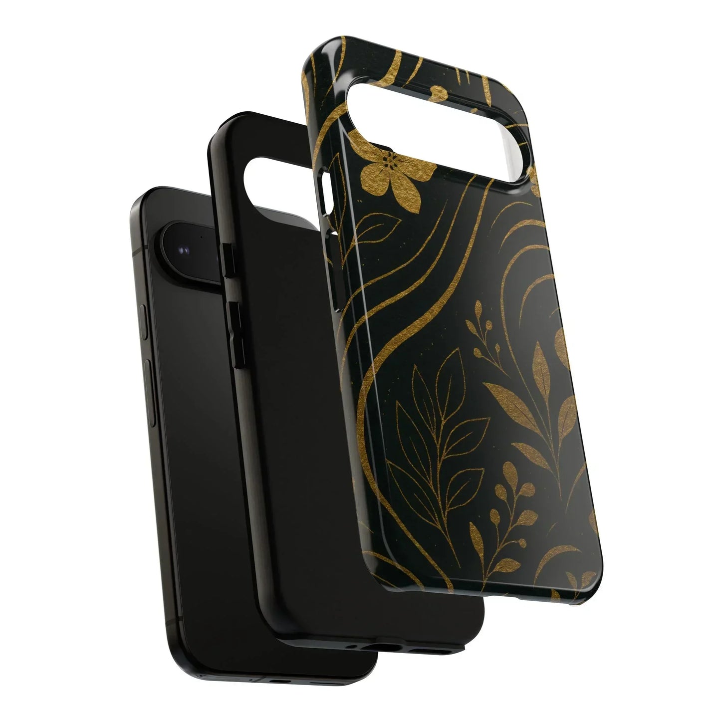 Foil Frenzy Abstract Gold Pattern Phone Case for Samsung Galaxy and Google Pixel - KarArmDesign