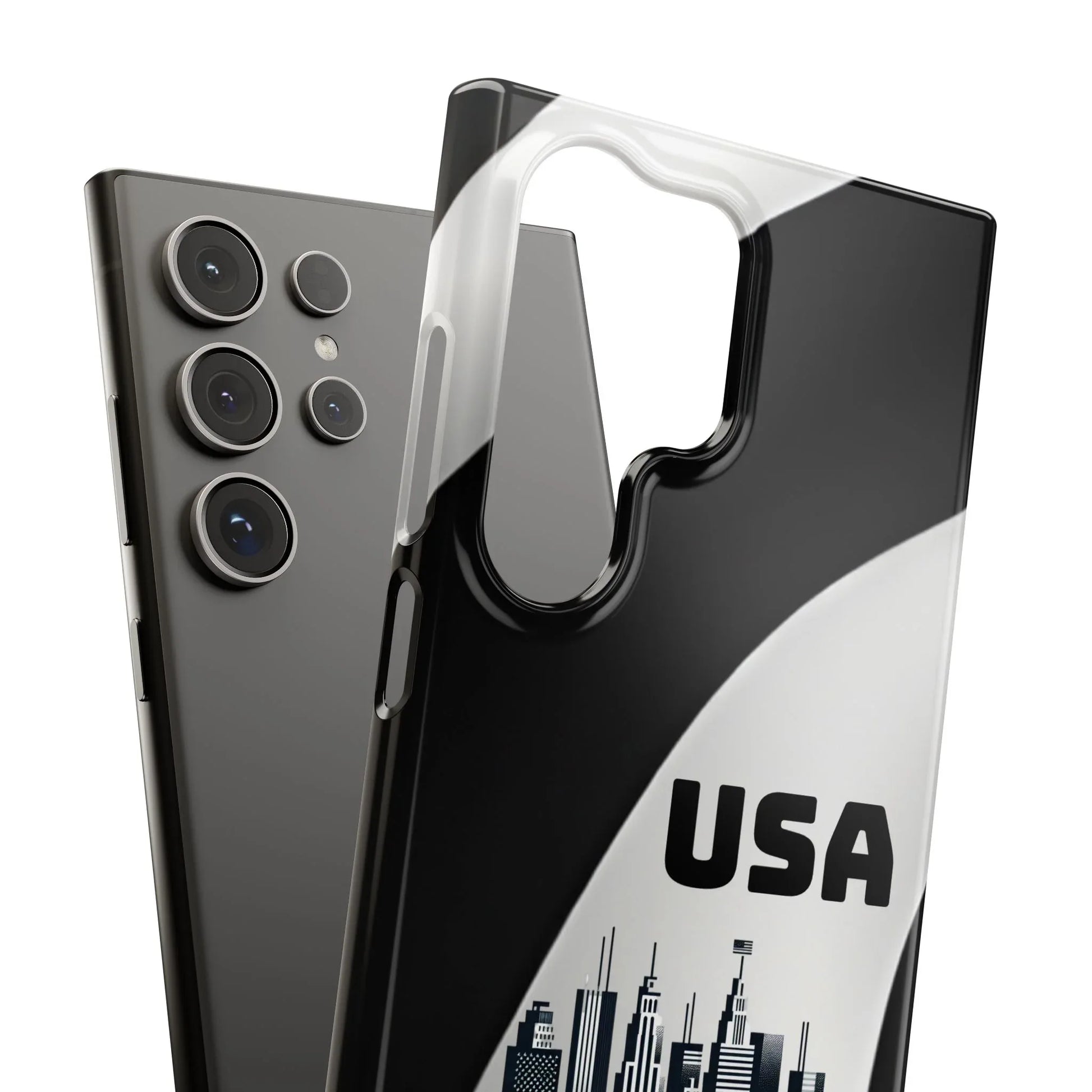 Monochrome New York City Phone Case for iPhone, Galaxy & Pixel - KARARMDESIGN