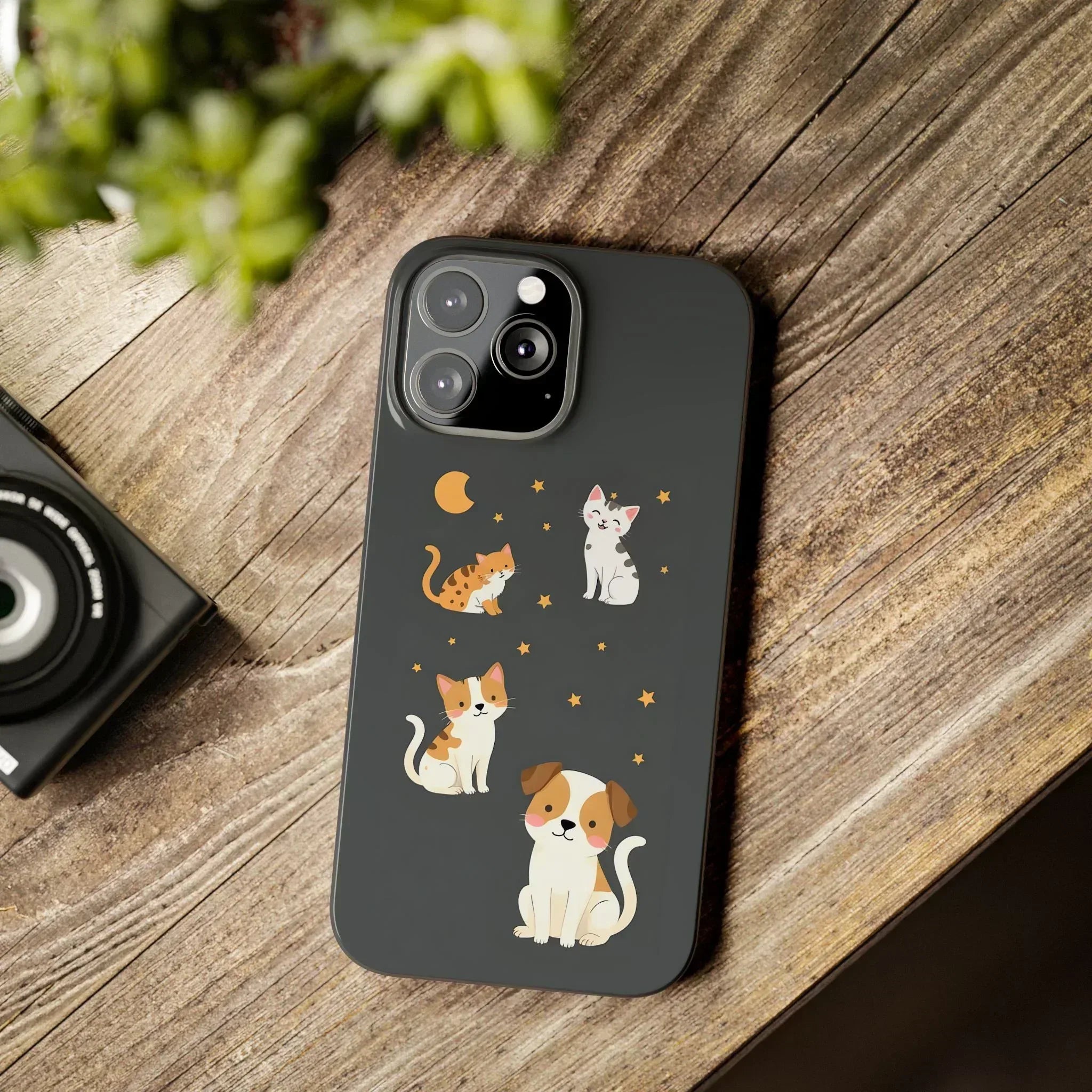 Cute Cat and Dog Phone Case for iPhone 11-17 - KARARMDESIGN