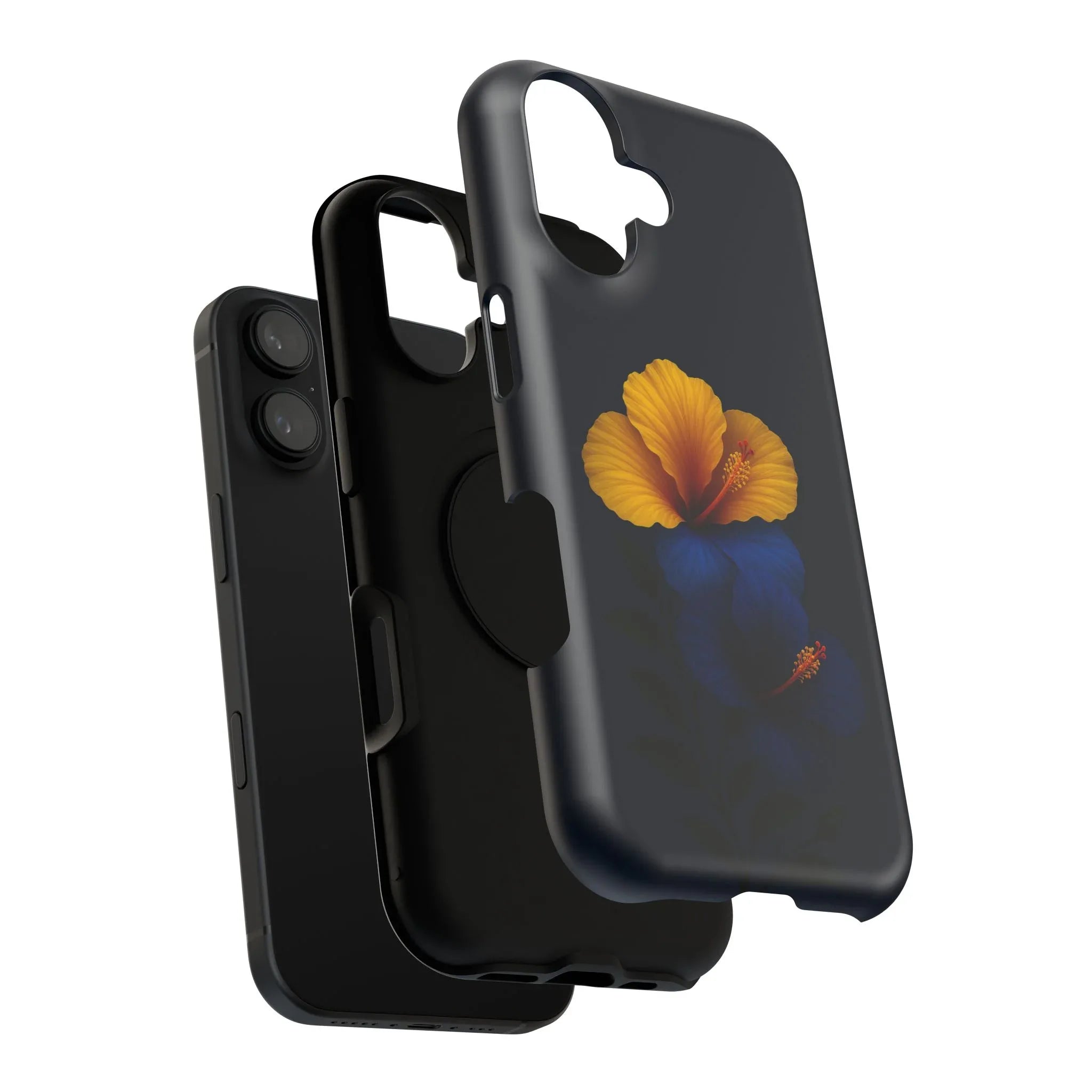 Elegant Hibiscus Phone Case for iPhone 11-17 and Galaxy S21-S22 - KARARMDESIGN