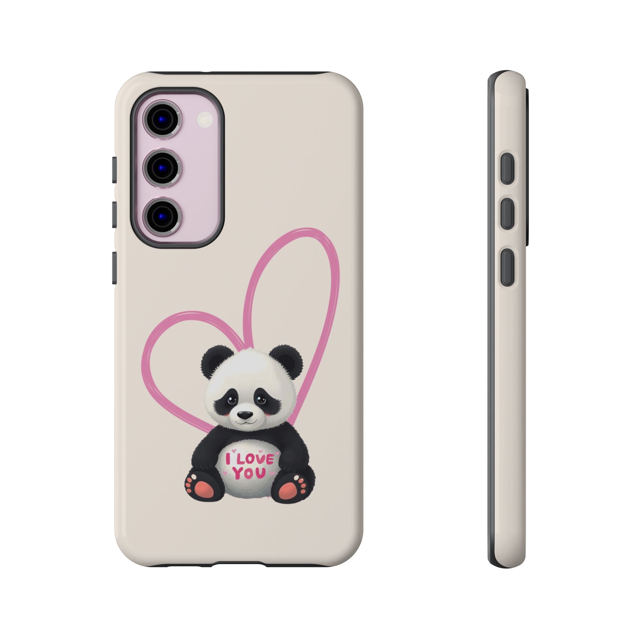 Adorable Panda Love Phone Case – Samsung Galaxy S20-S26