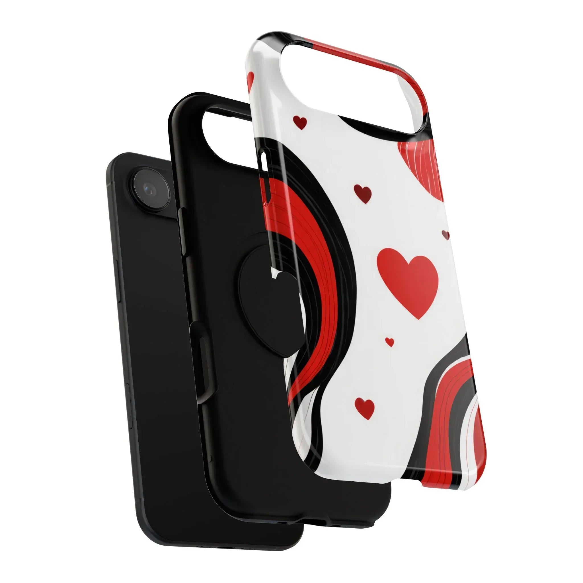 Red Romance Phone Case for iPhone 11-17 and Galaxy S21-S22 - KARARMDESIGN