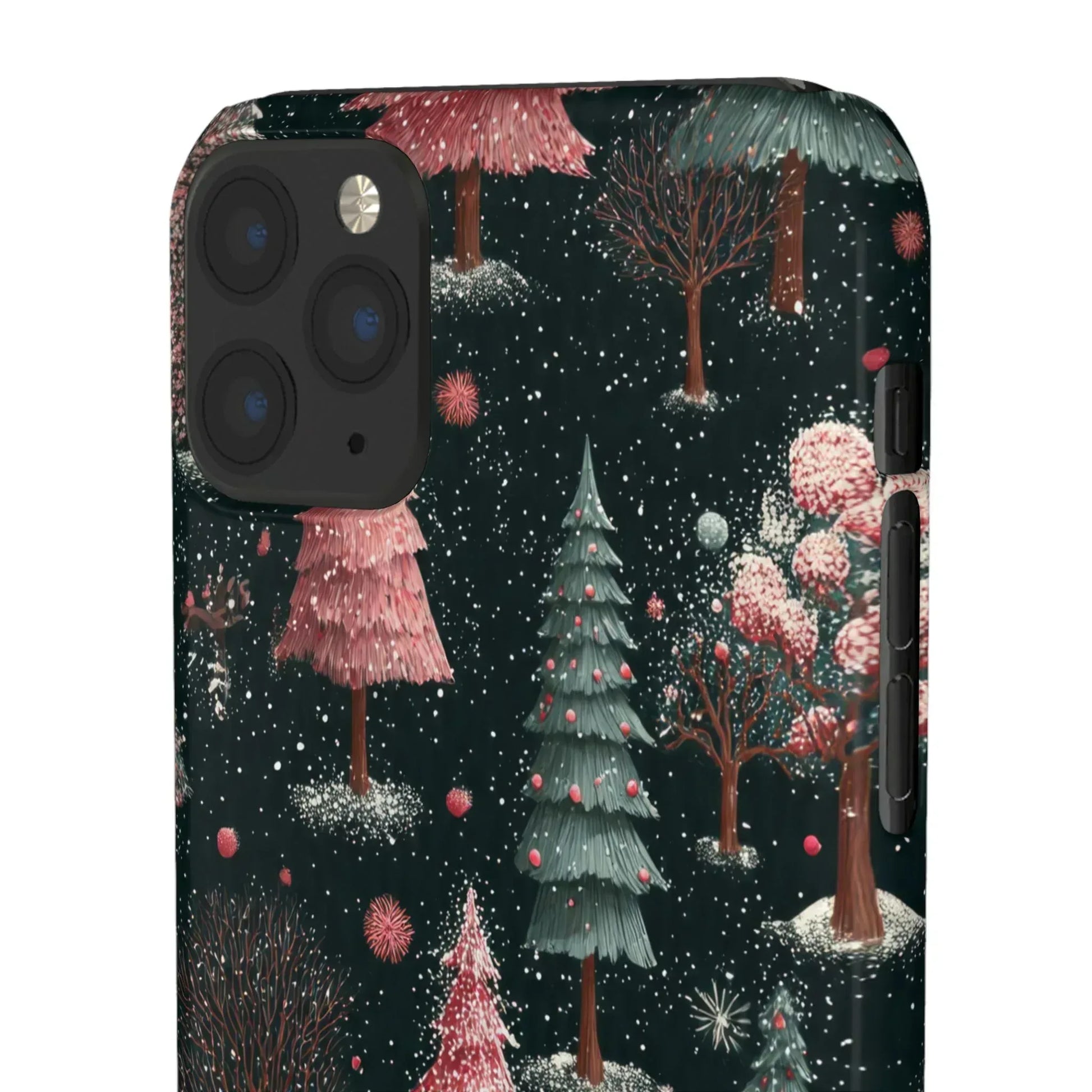 Winter Bloom Forest Phone Case for iPhone 11-17 and Galaxy S20-S25 - KARARMDESIGN