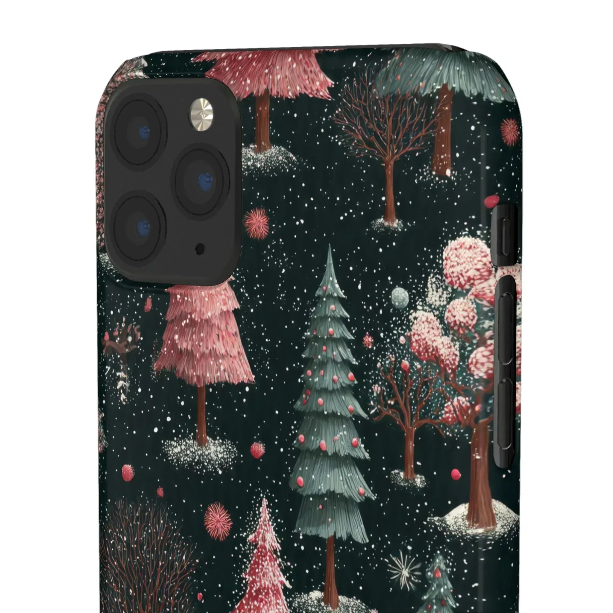 Winter Bloom Forest Phone Case for iPhone 11-17 and Galaxy S20-S25 - KARARMDESIGN